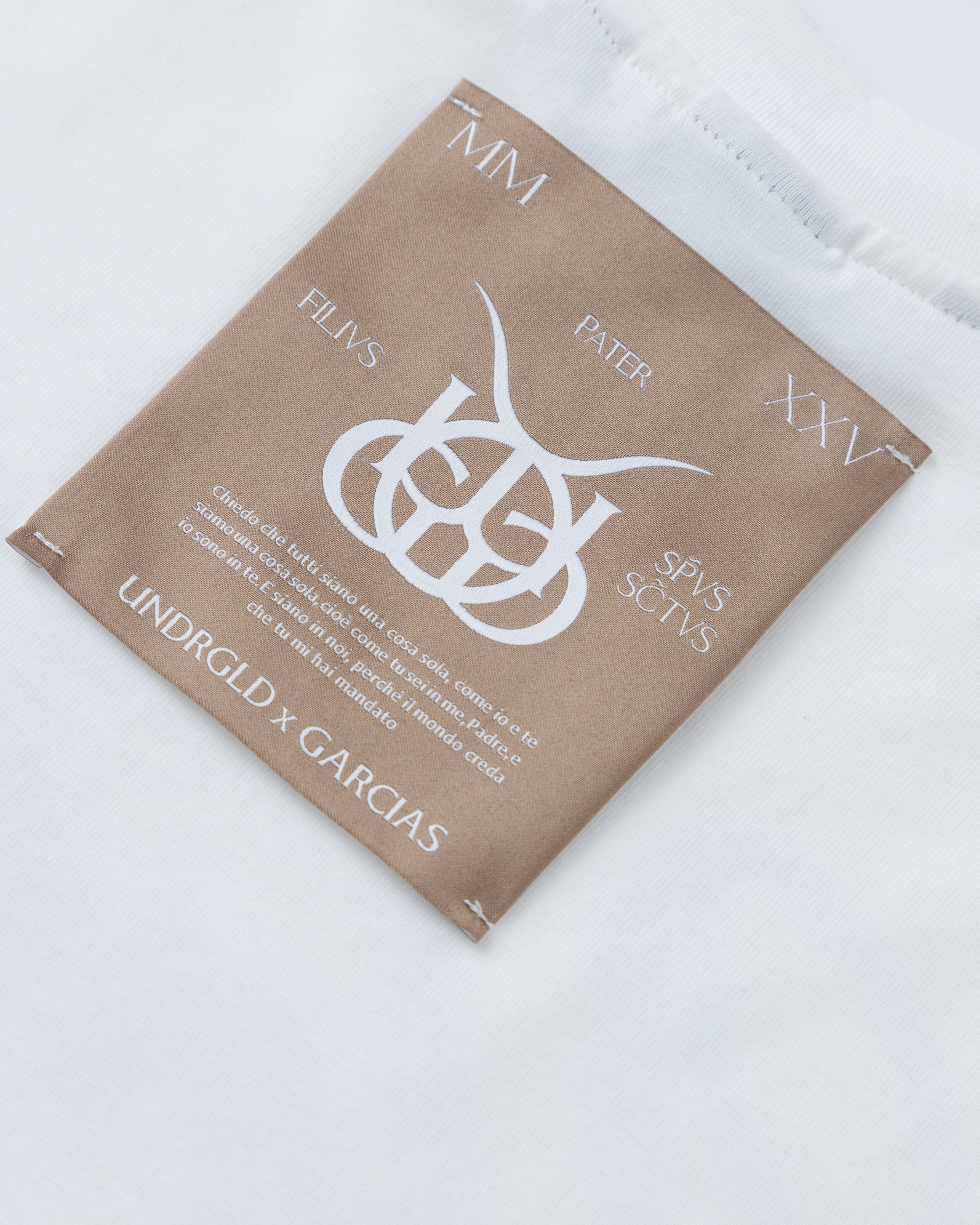 Santa Union "Unión" Long Baby Tee White