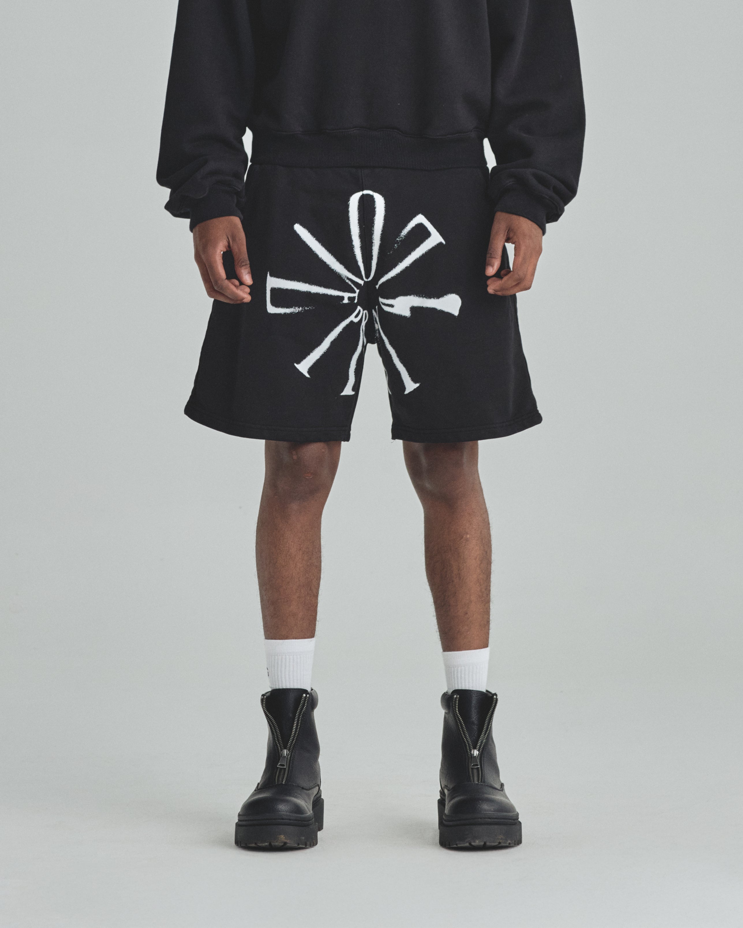 Spring Pray 4 Love Biased Shorts Black