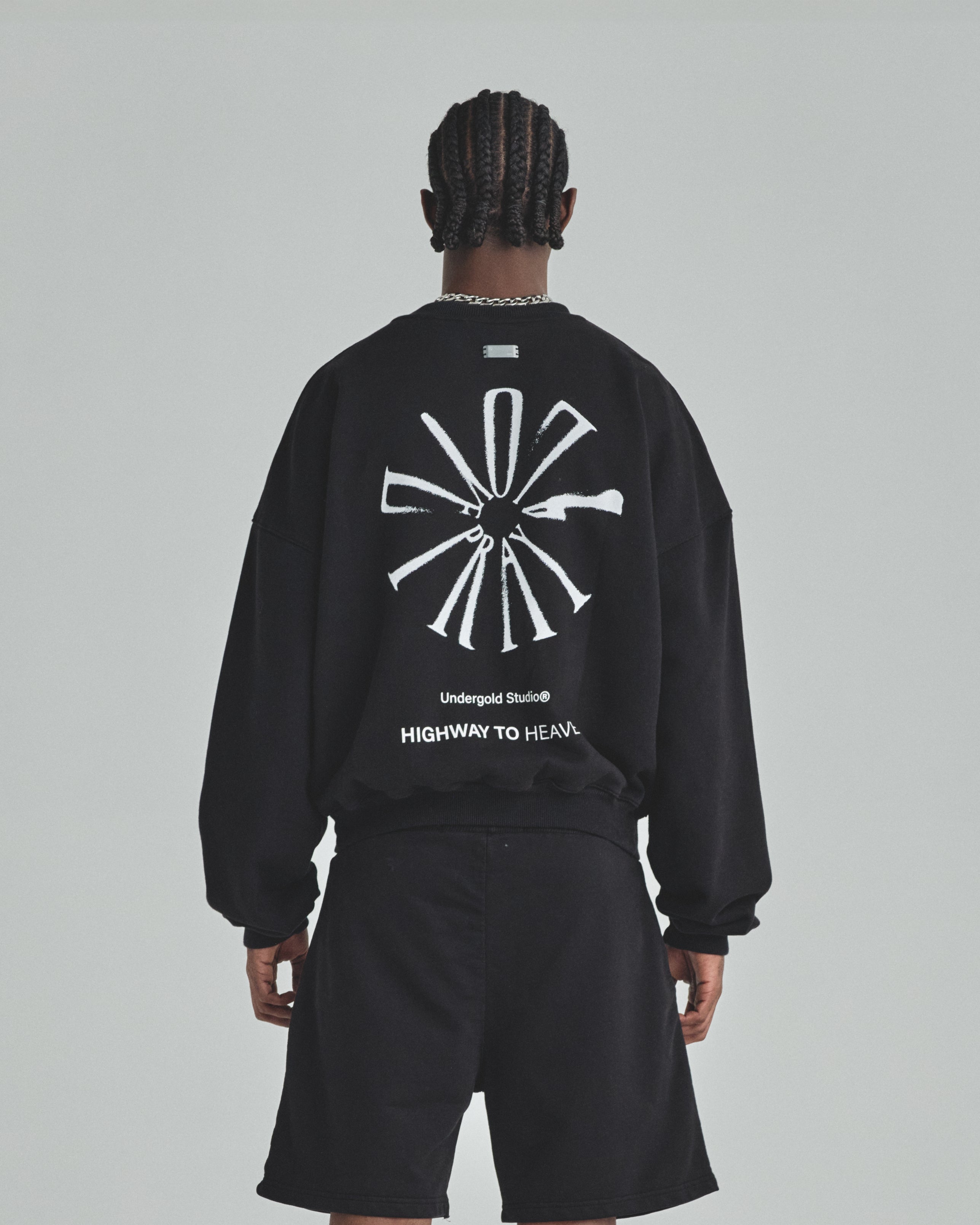Spring Pray 4 Love Boxy Fit Crewneck Black