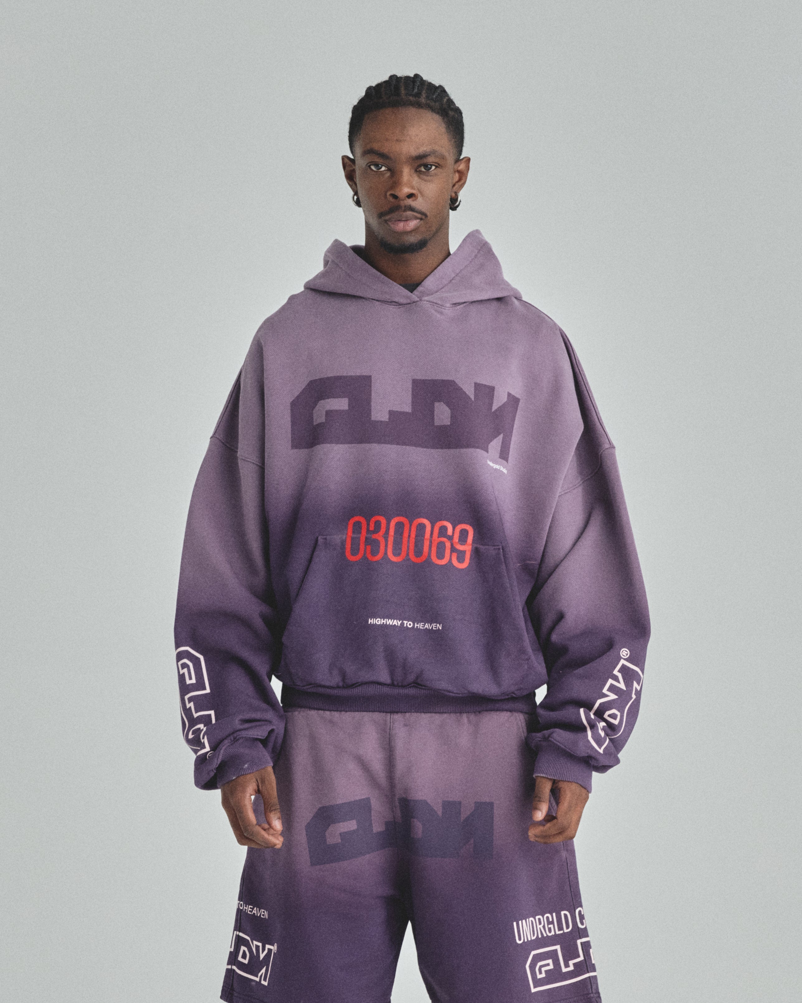 Spring Trinitas Boxy Fit Hoodie Sandblast Grape