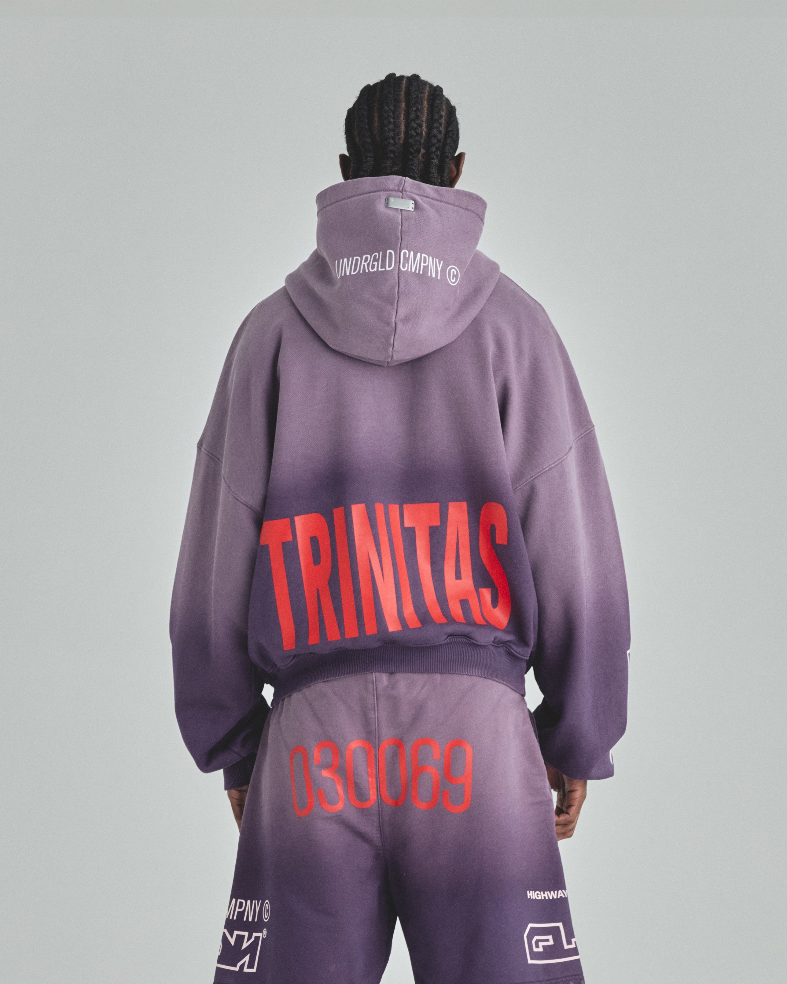 Spring Trinitas Boxy Fit Hoodie Sandblast Grape