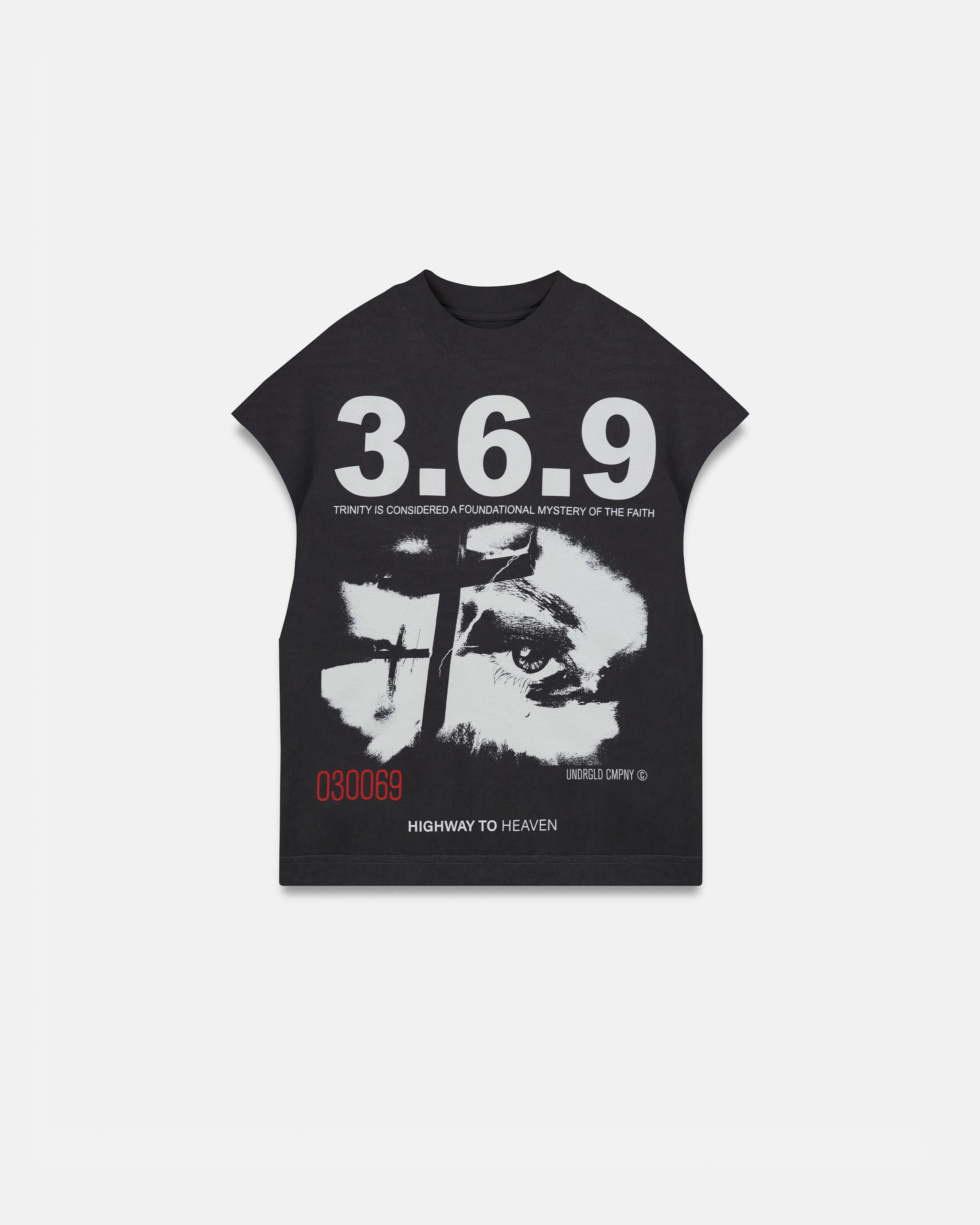 Spring Trinitas Sleeveless Tshirt Vintage Gray