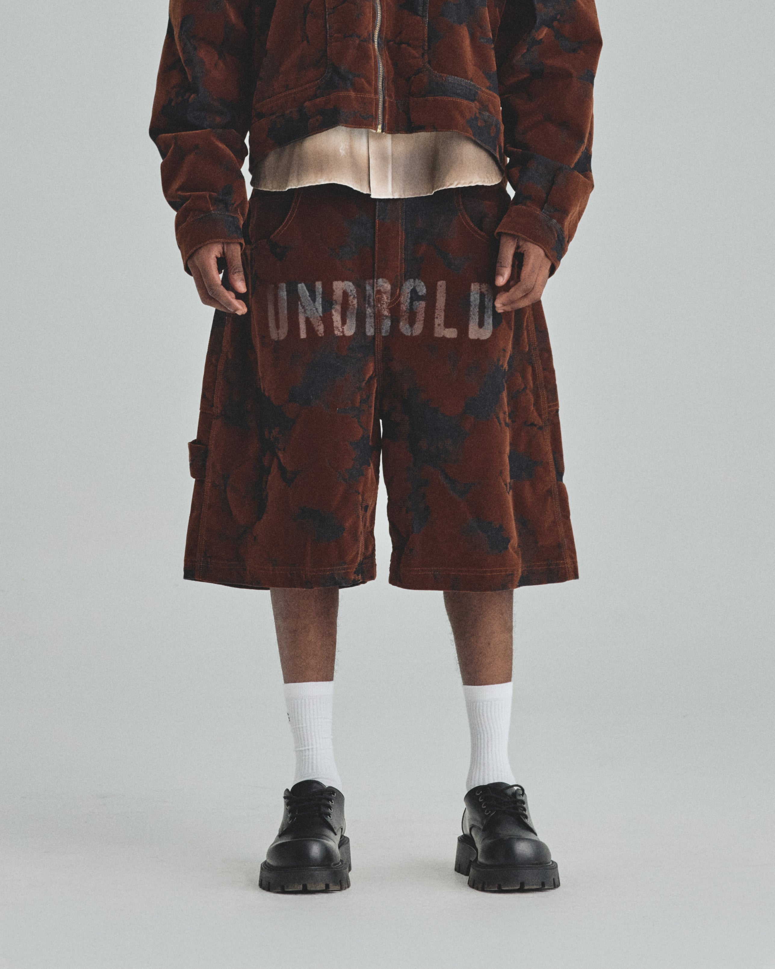 Spring UNDRGLD Wide Jorts Oxide