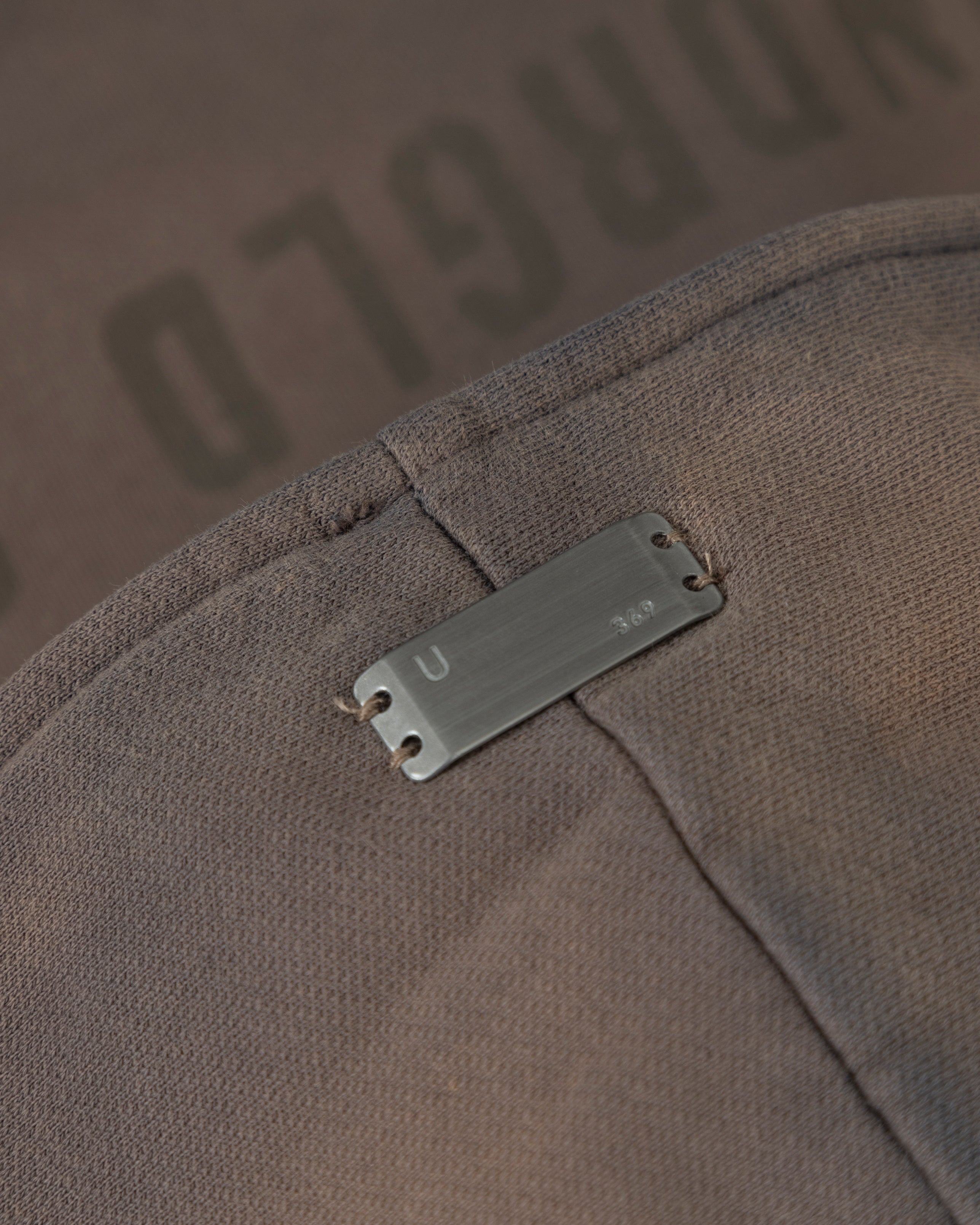 Spring Worn Logo Toggle Adjusted Hoodie Sandblast Gray