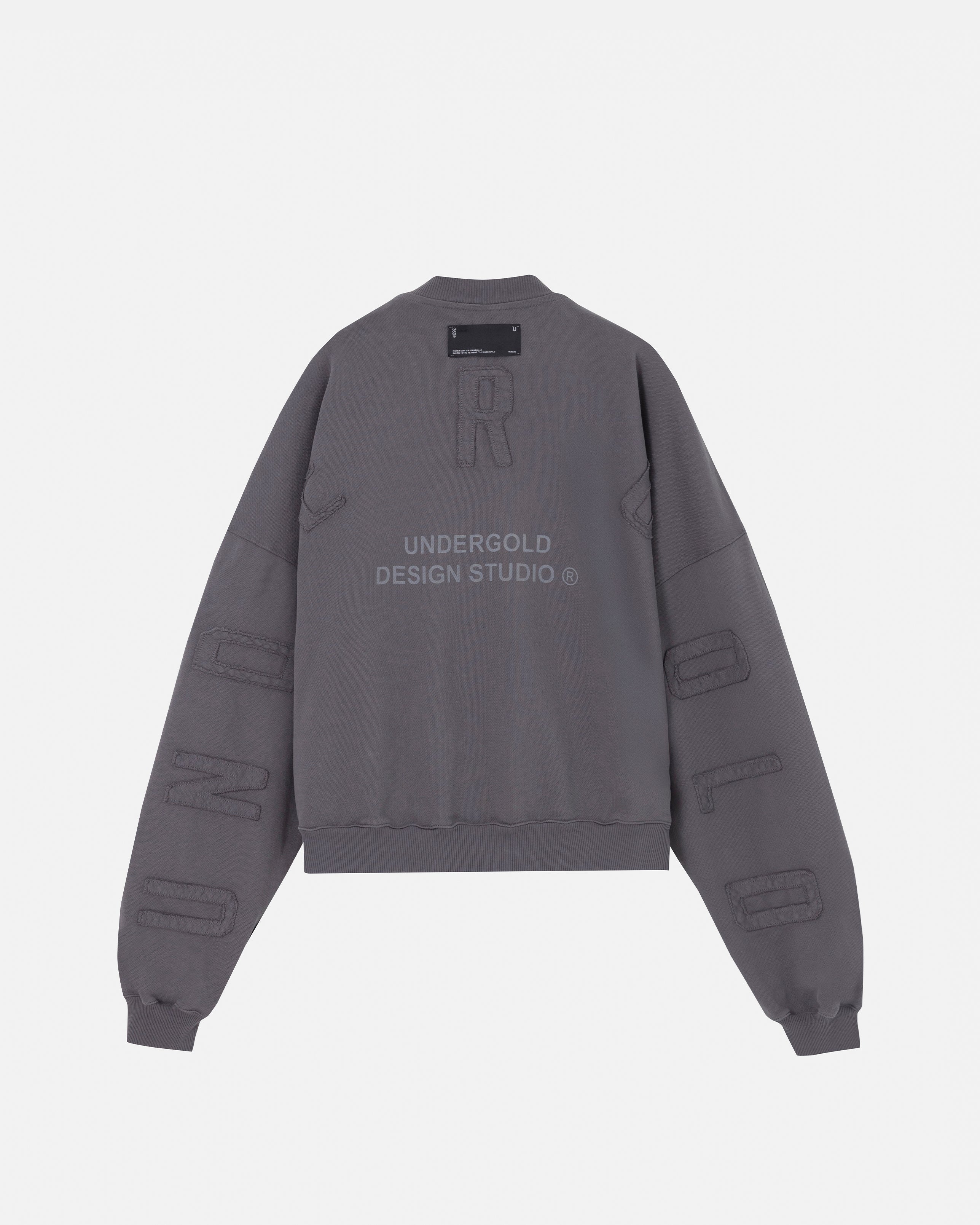 Stardust Basic Boxy Fit Crewneck Gray