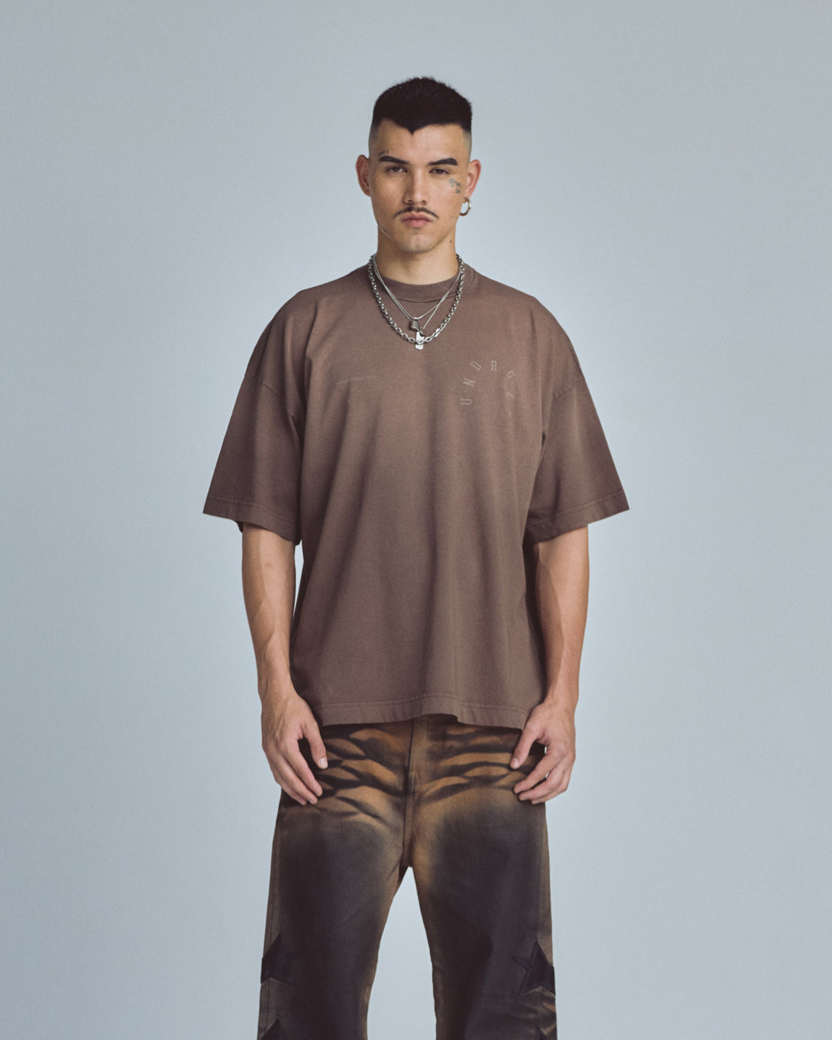 Stardust Basic Tshirt Vintage Brown