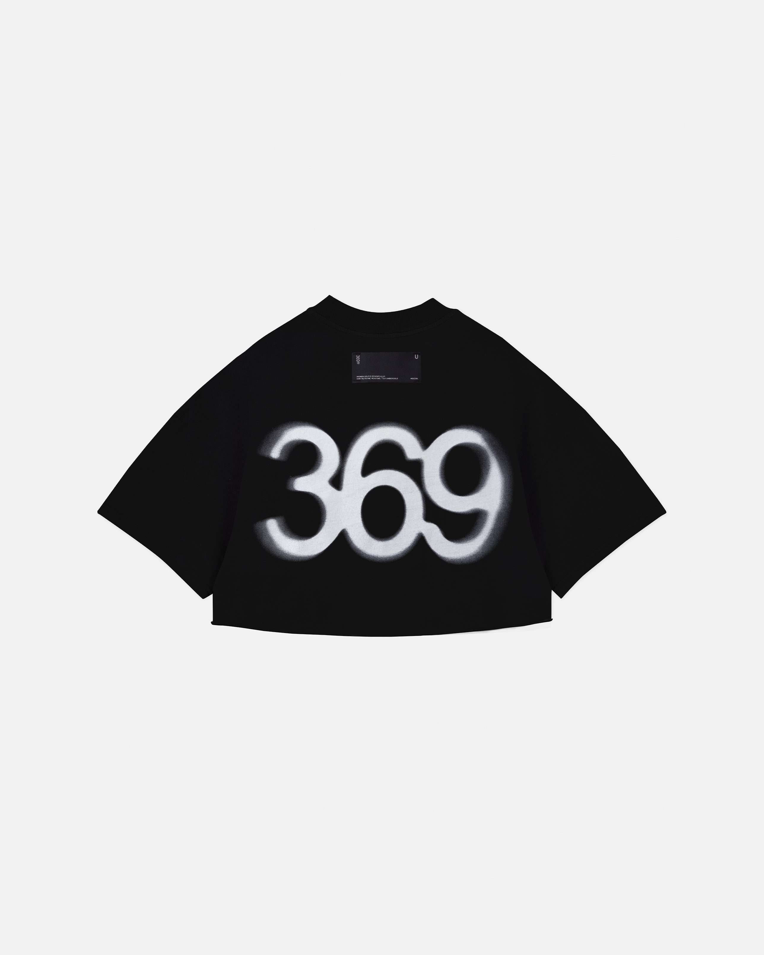 Stardust Code Crop Top Black