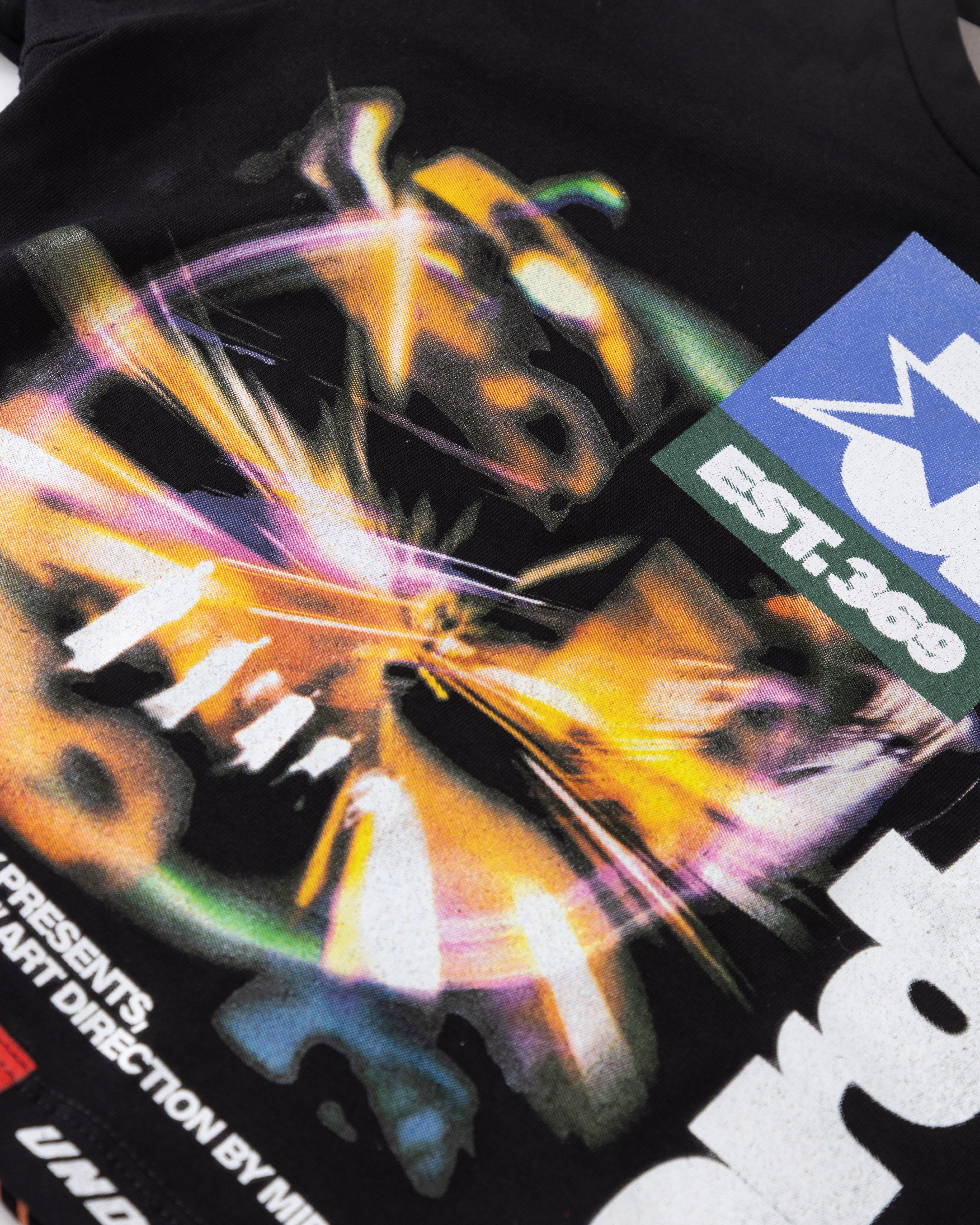 Stardust Night Drive Baby Tee Black