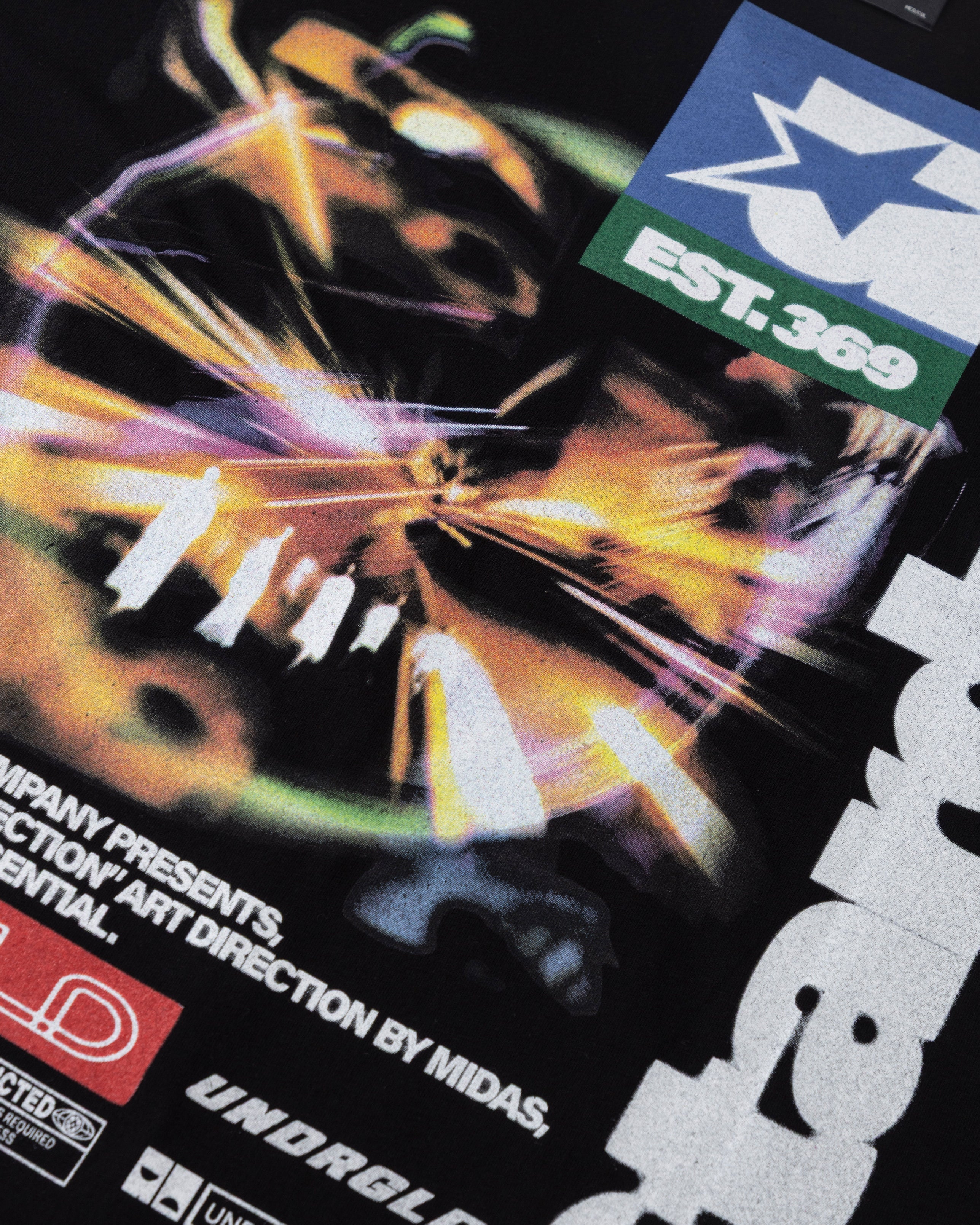 Stardust Night Drive Tshirt Black