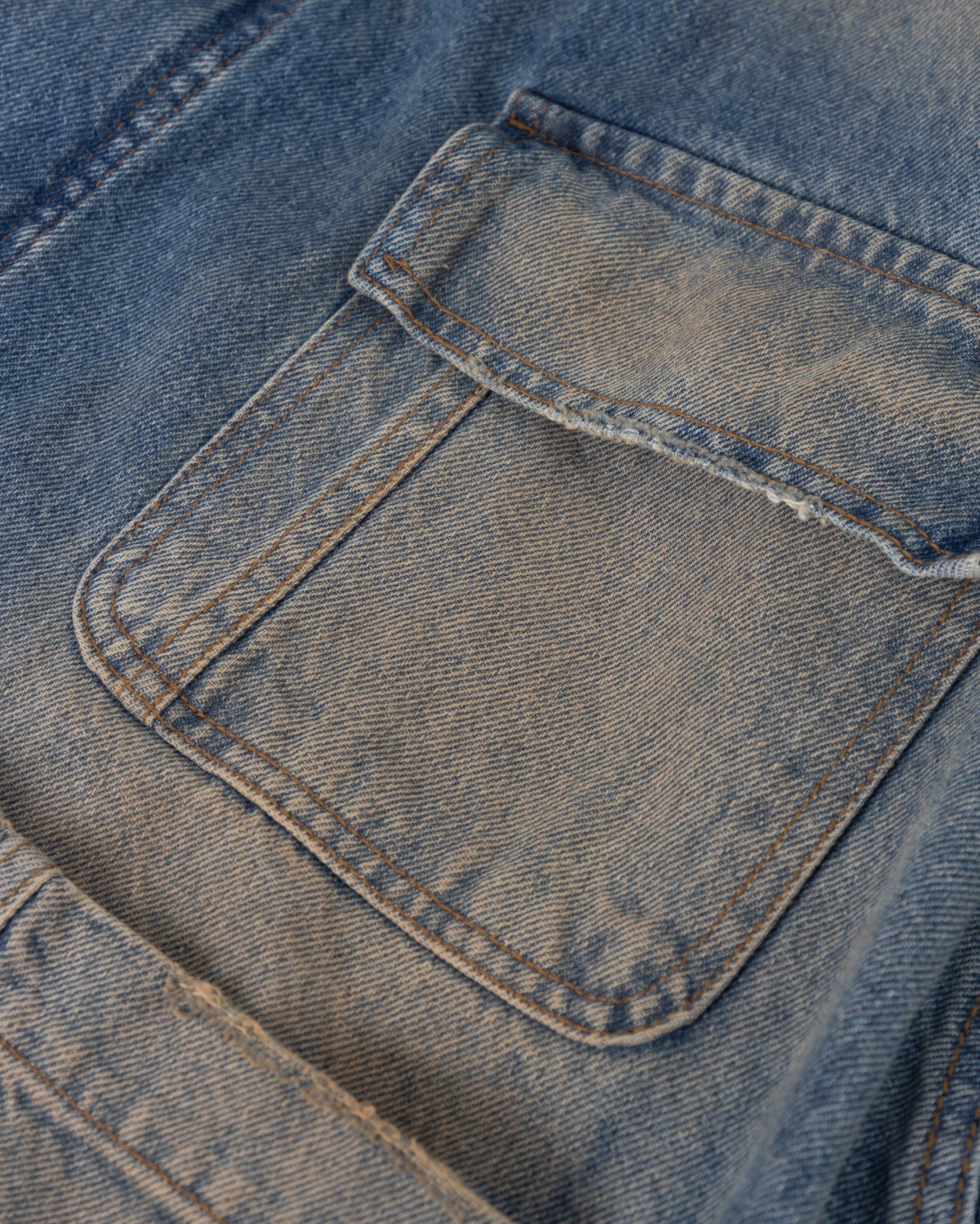 Stardust Undgld Studio Boxy Fit Jacket Mechanic Blue