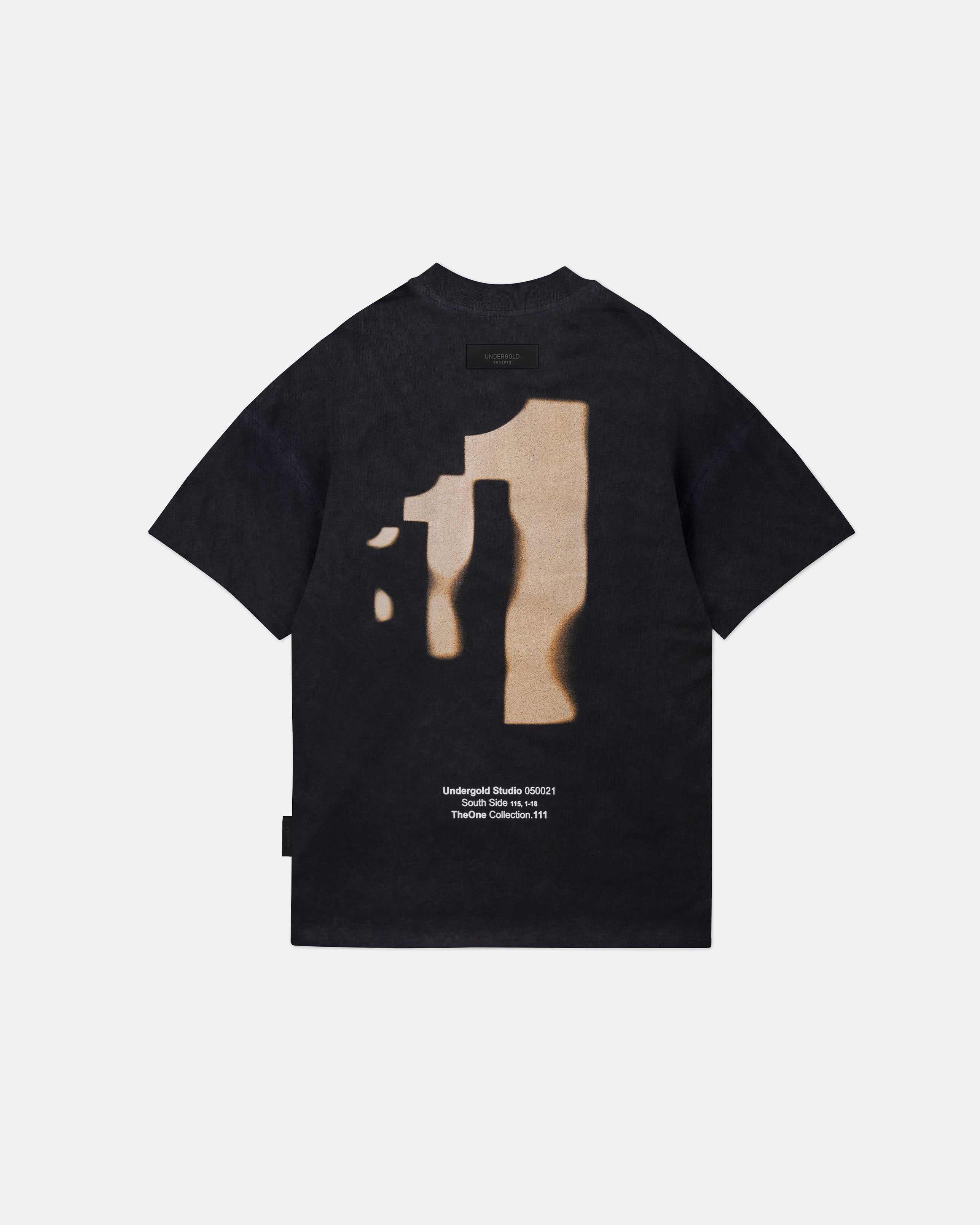 The One 111 Burnt Tshirt (Vintage Black)
