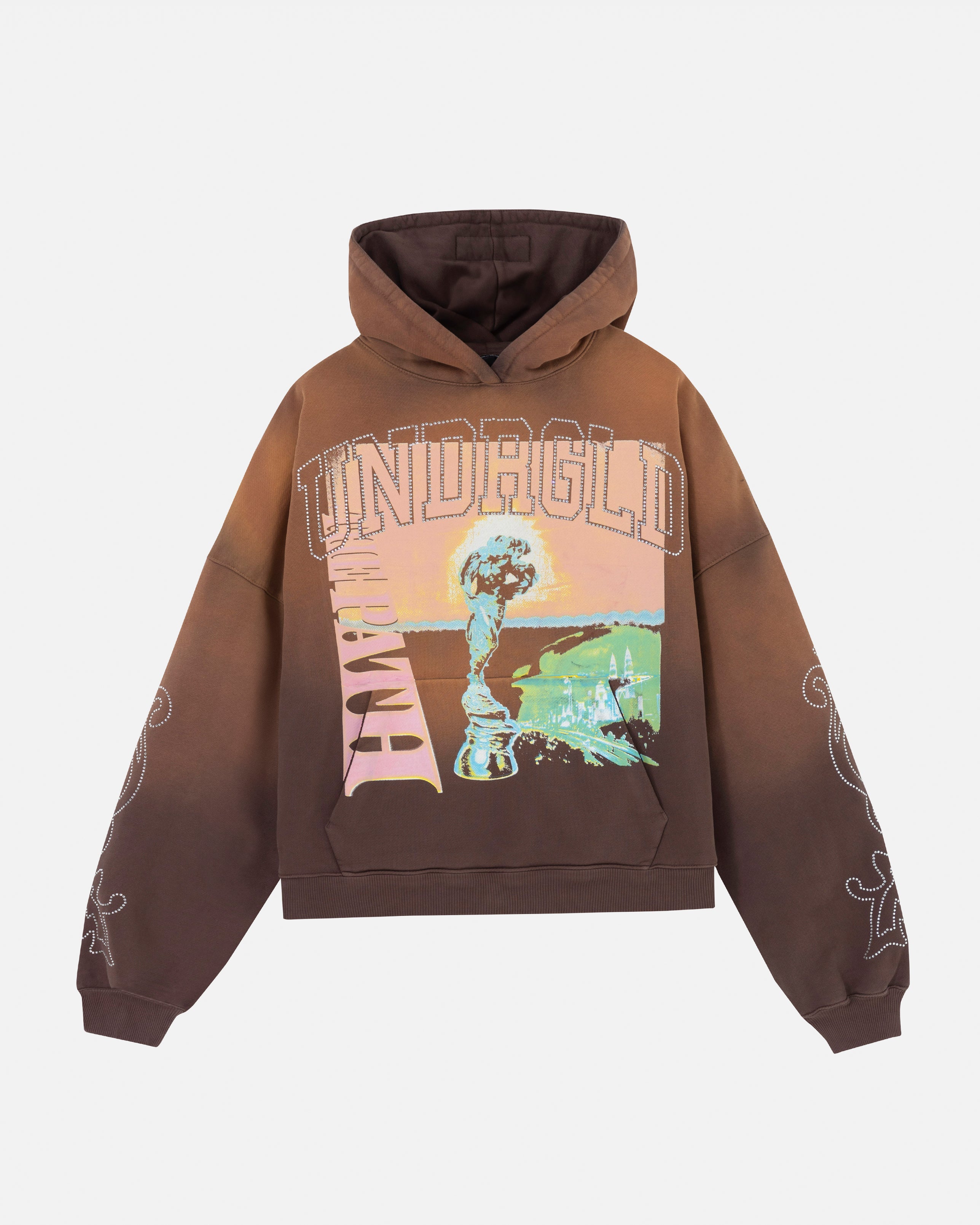 The Path Dawn Hoodie Brown Desert