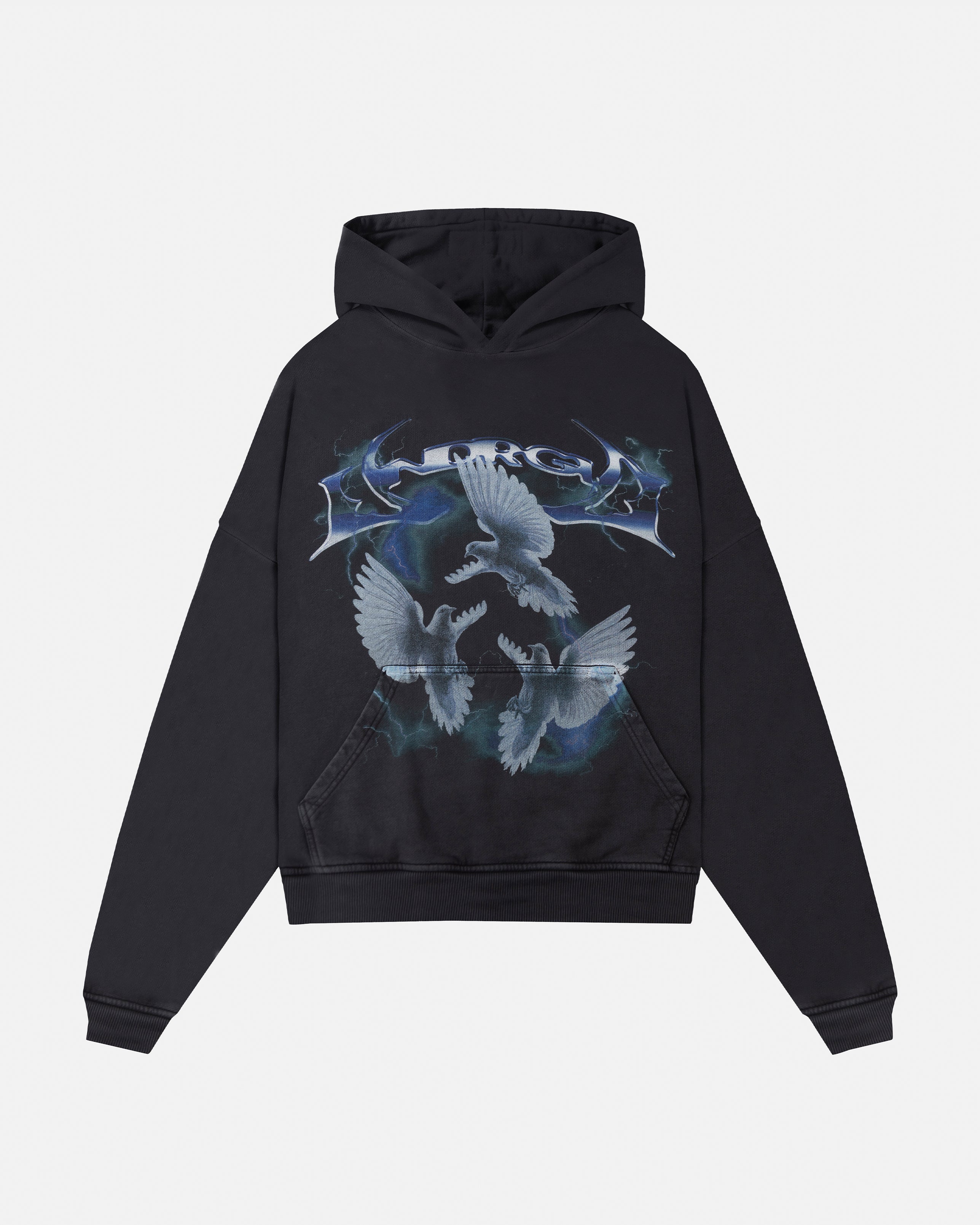 Thunder Rider Pigeons Hoodie Black