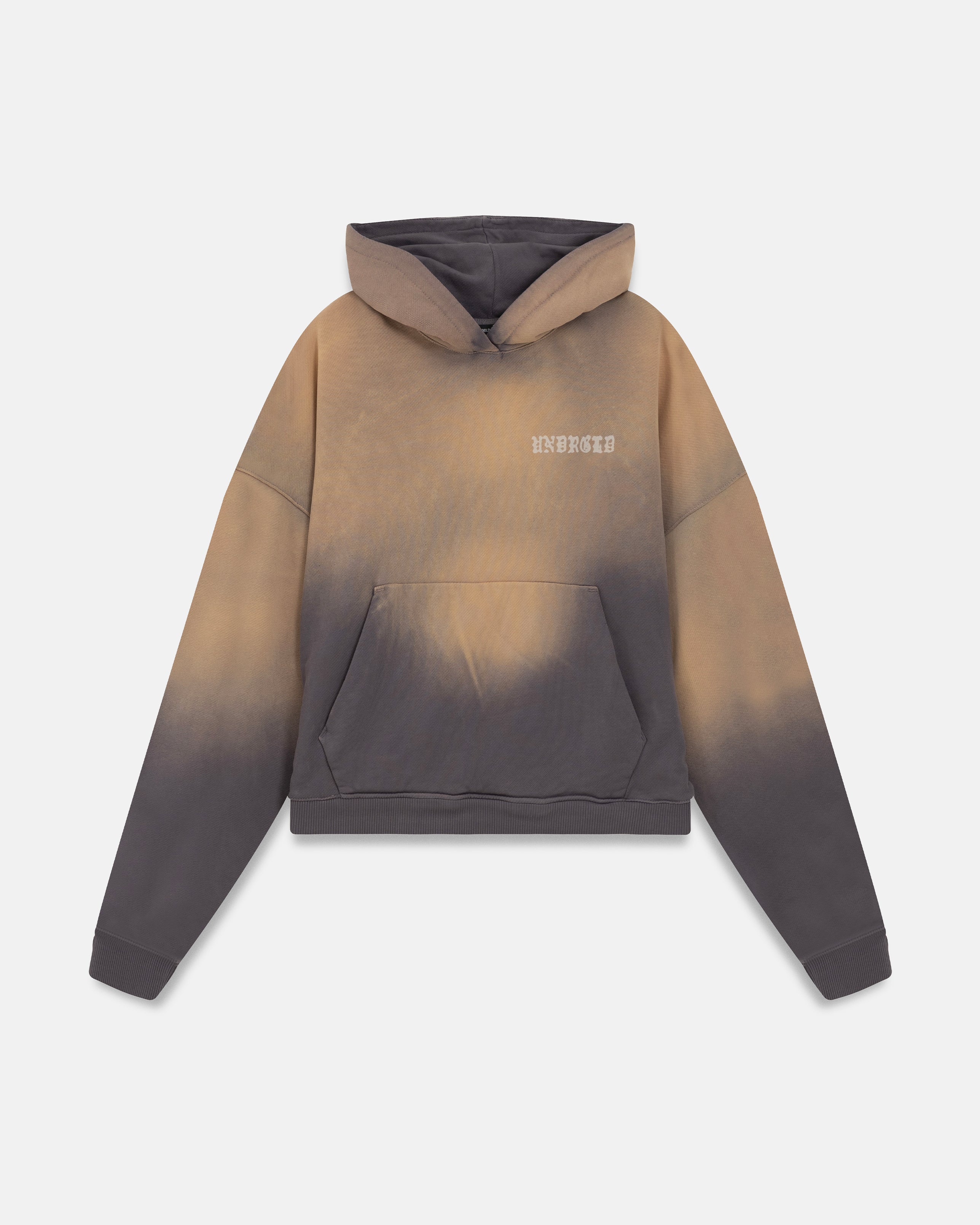 W 94' Fragments Boxy Fit Hoodie Dirty Brown