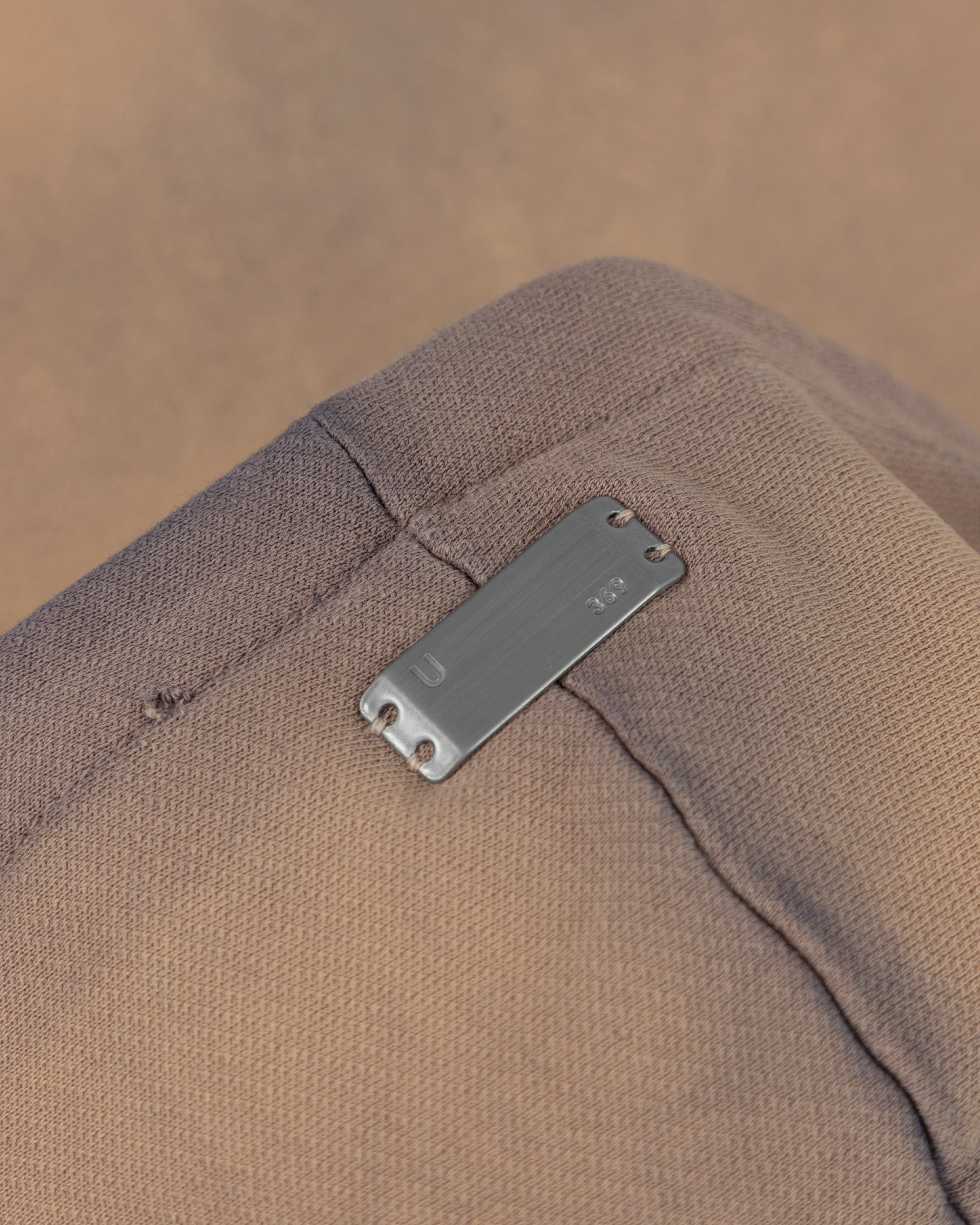 W 94' Fragments Boxy Fit Hoodie Dirty Brown