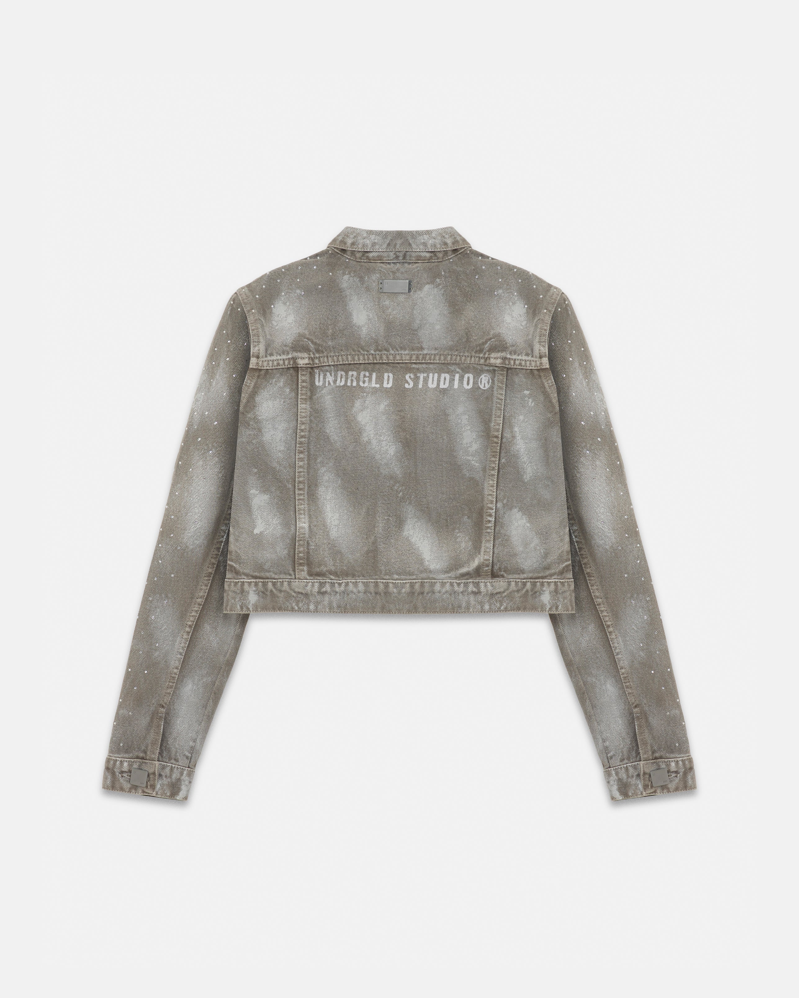 W 94' Worn Logo Jacket Smoke Gray