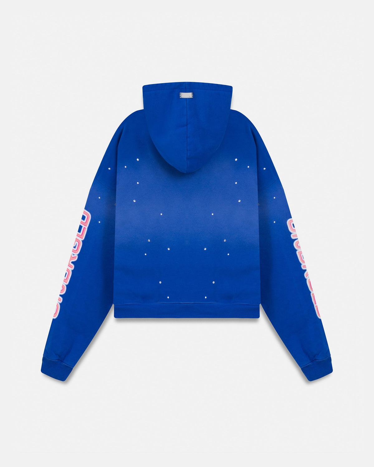 W Act 1 Neon Zip Up Boxy Fit Hoodie Electric Blue