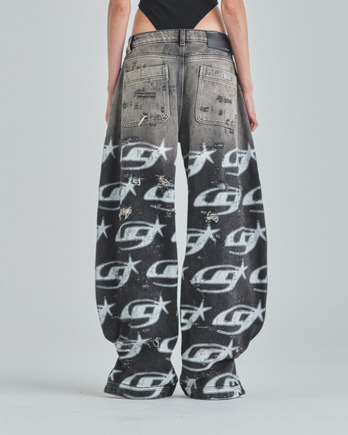 W Act 1 UG Star Ankle Focus Jean Washed Gray