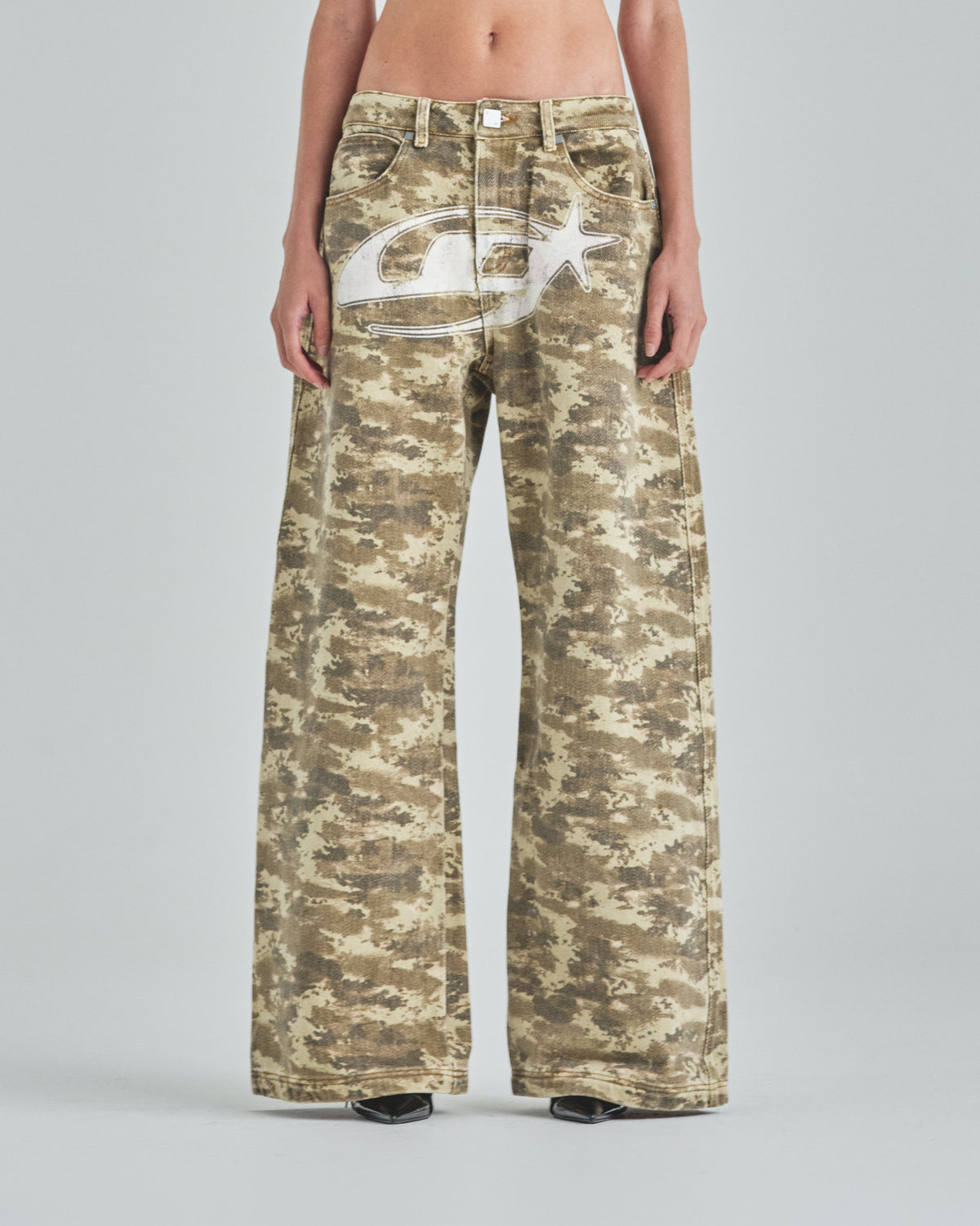 W Act 1 UG Star Wide Jean Light Cammo