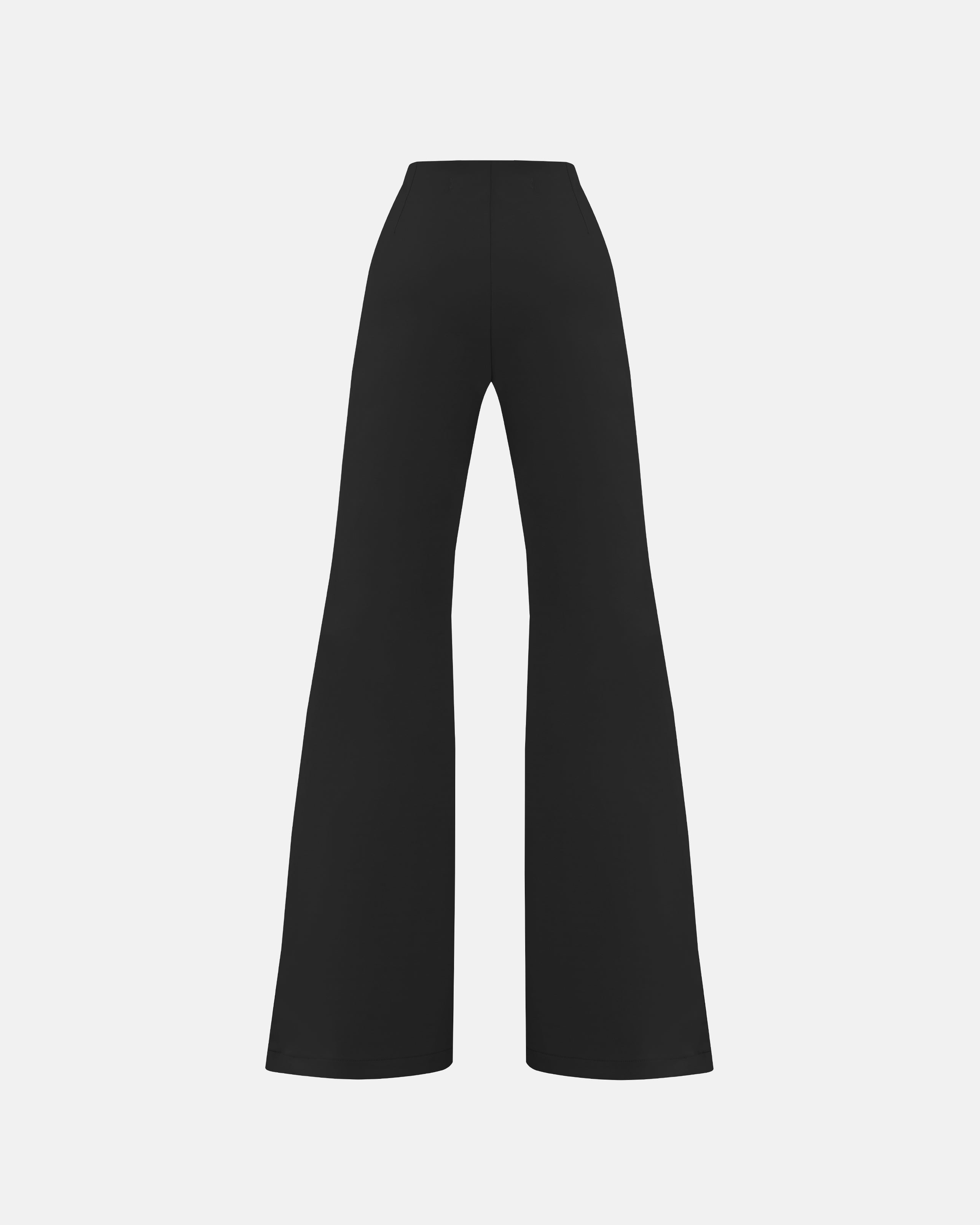 W Basics Flare Trouser Black