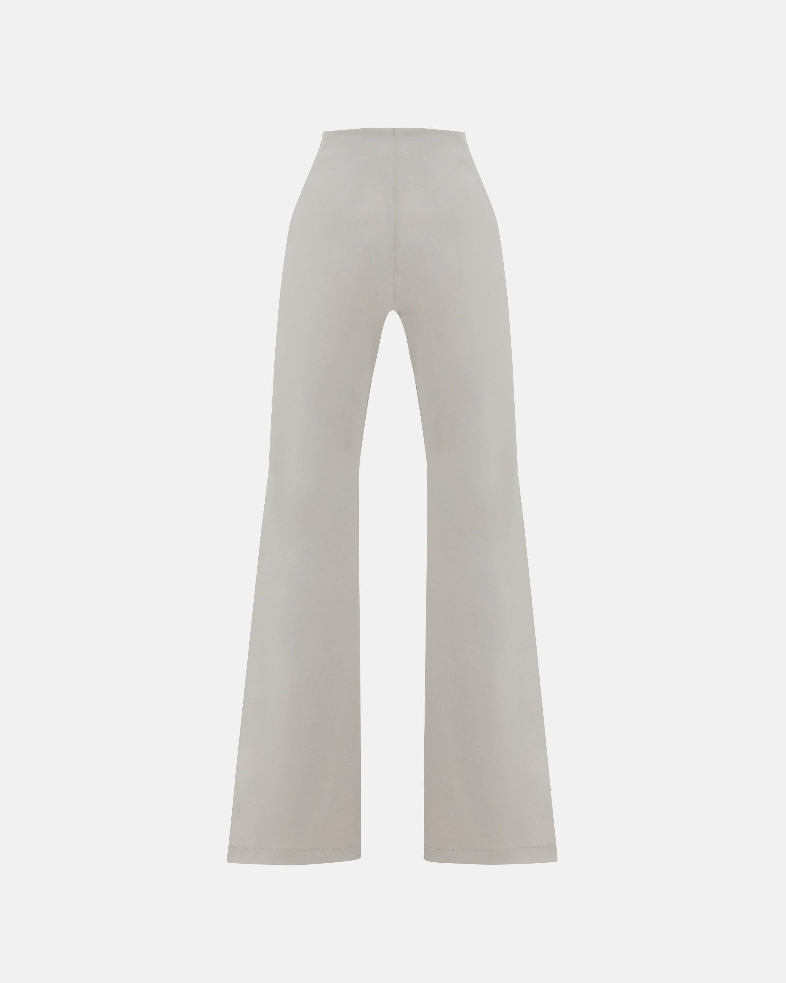 W Basics Flare Trouser Cream
