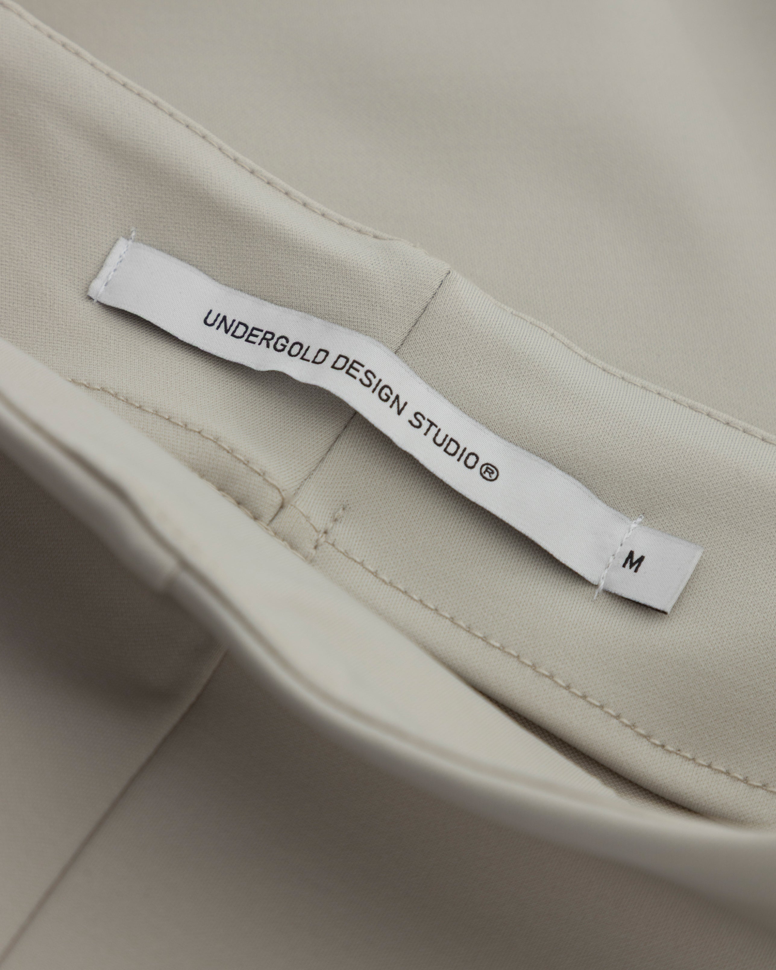 W Basics Flare Trouser Cream