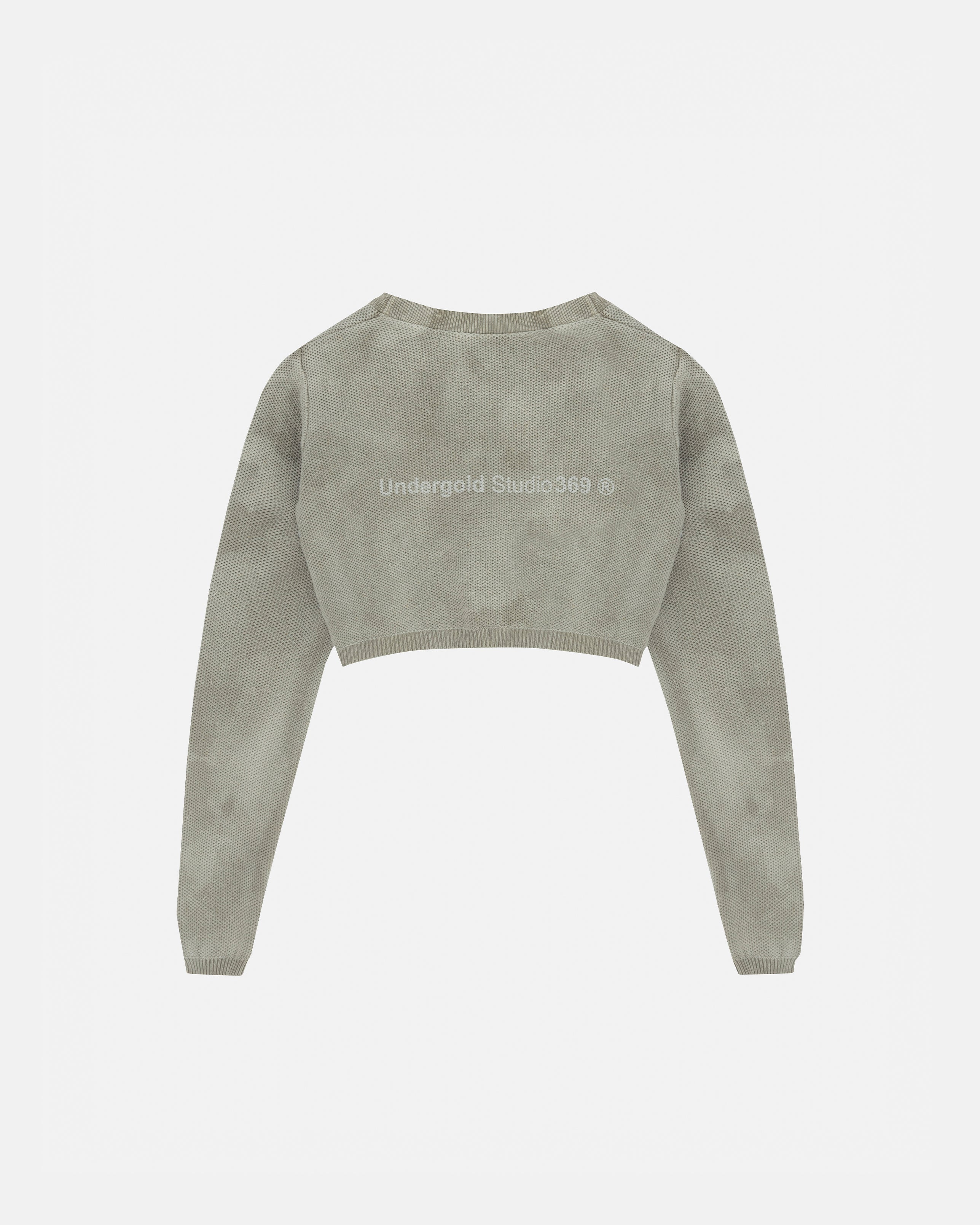 W Basics Undergold Studio Knitted Cardigan Aged Green