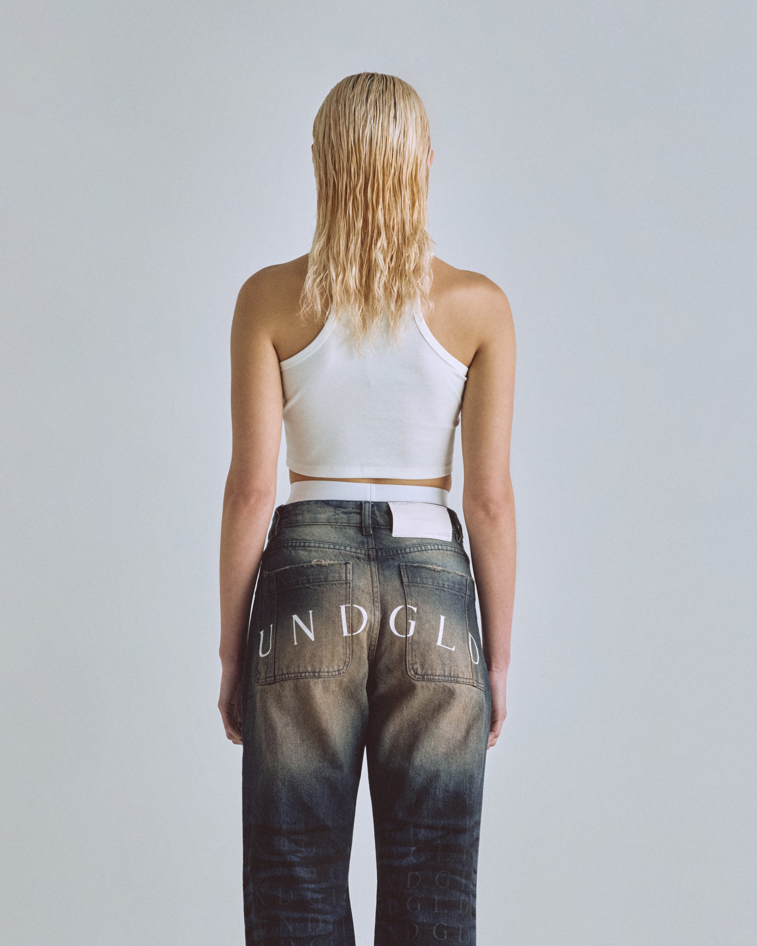 W Basics Undergold Studio Tank Top White