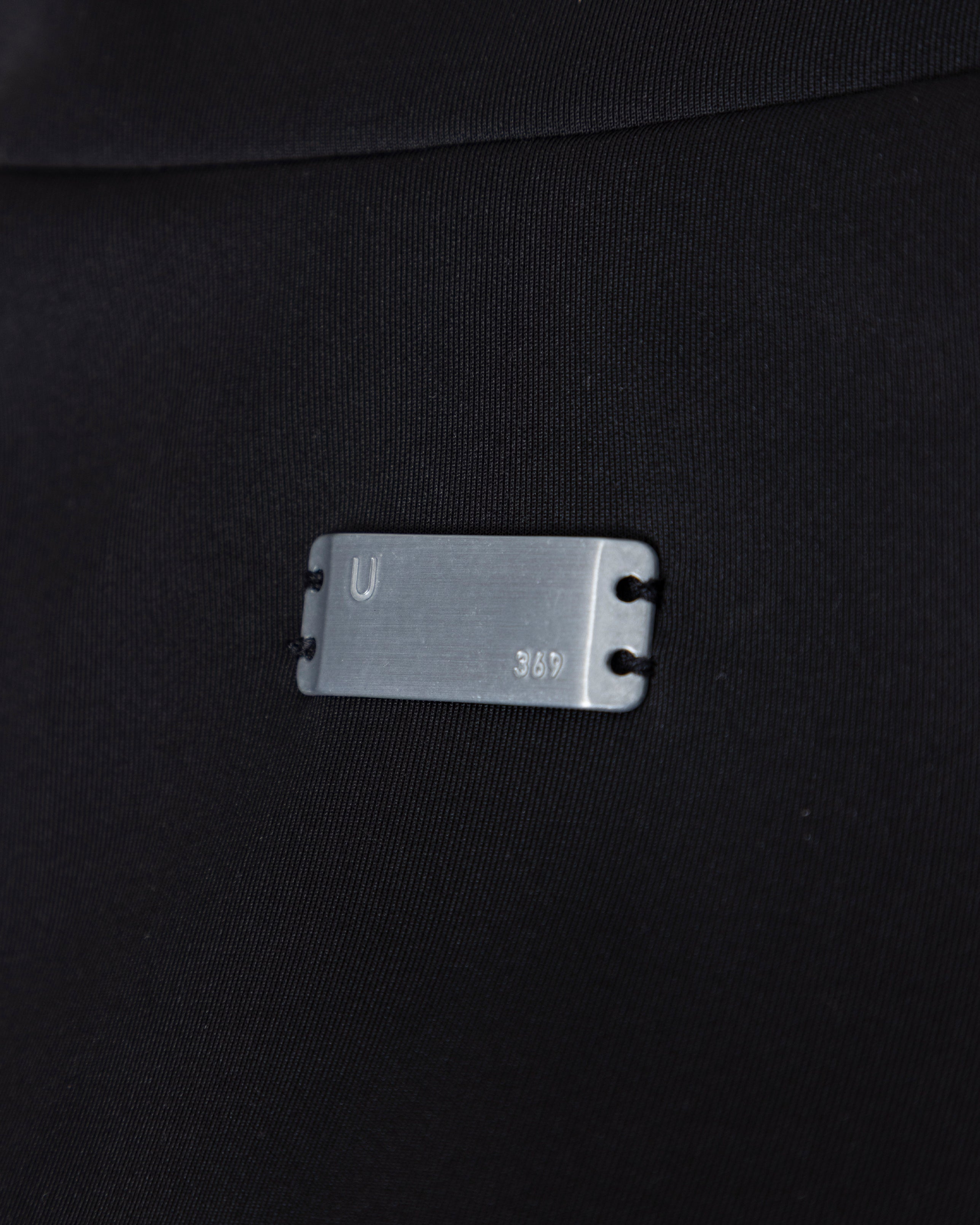 W Basics Undgld Lace-panel Track Jacket Black