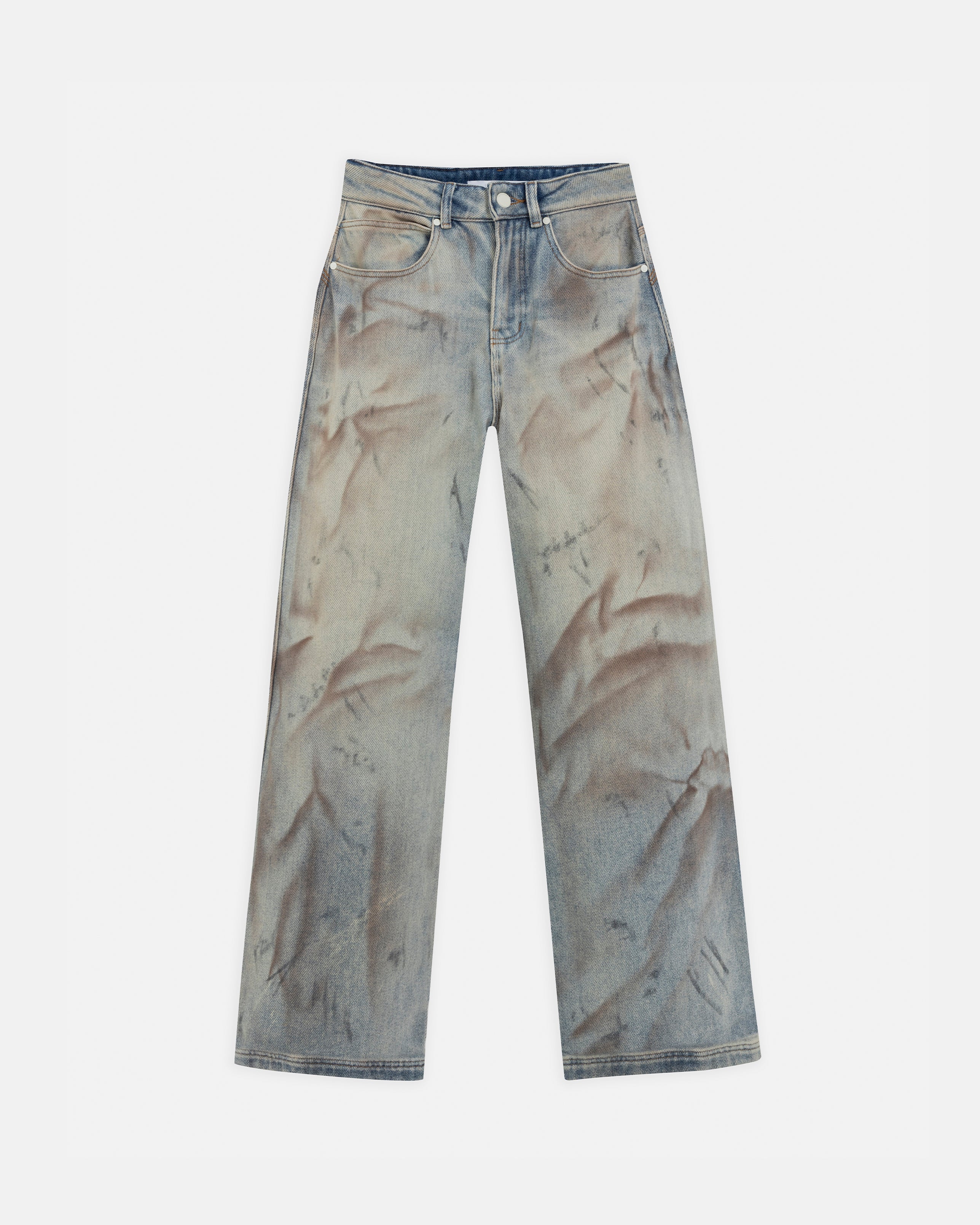 W Capsule UNDRGLD Wide Jeans Dirty Blue