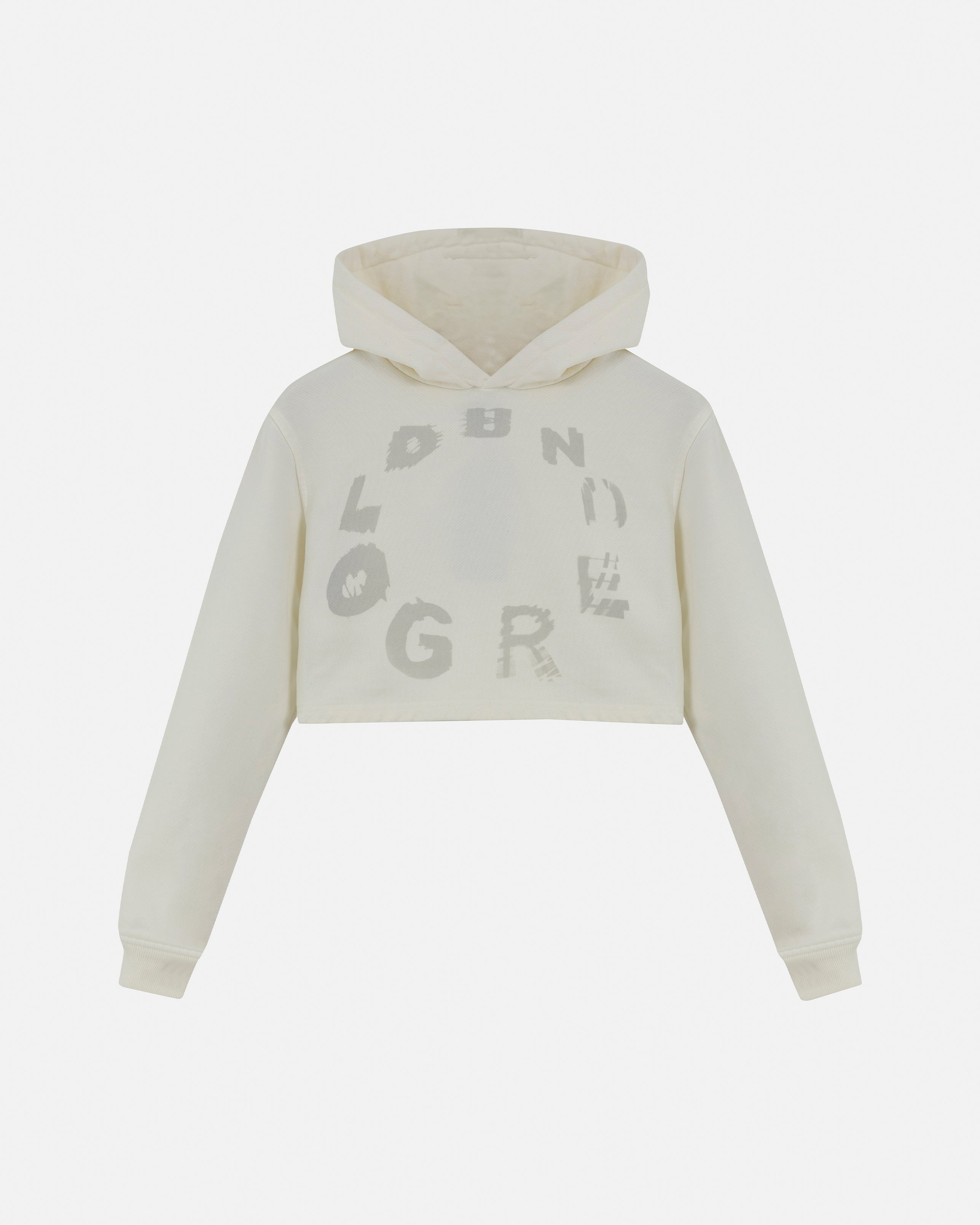 W Echoes Tremor Slim Fit Hoodie White