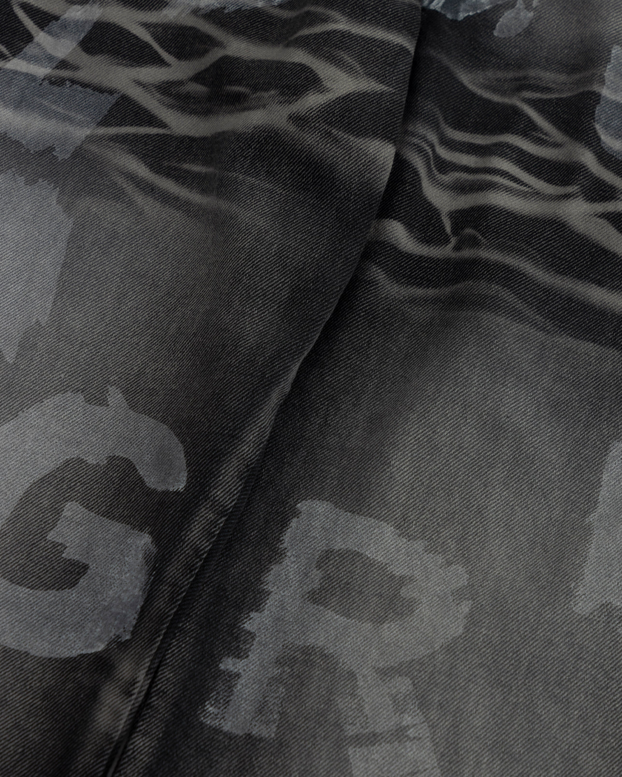 W Echoes Tremor Wide Jeans Washed Gray