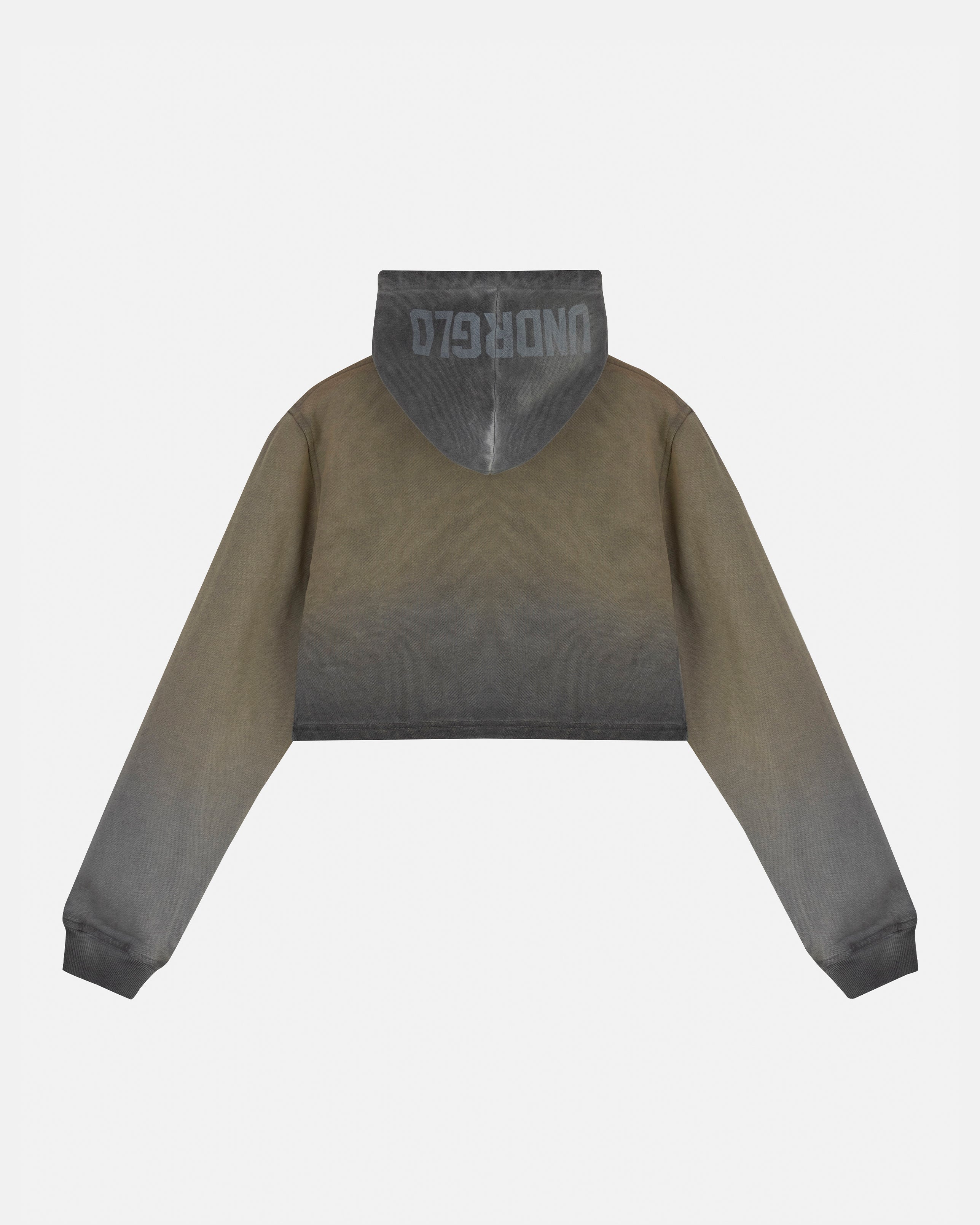 W Echoes UNDRGLD Slim Fit Hoodie Faded Olive