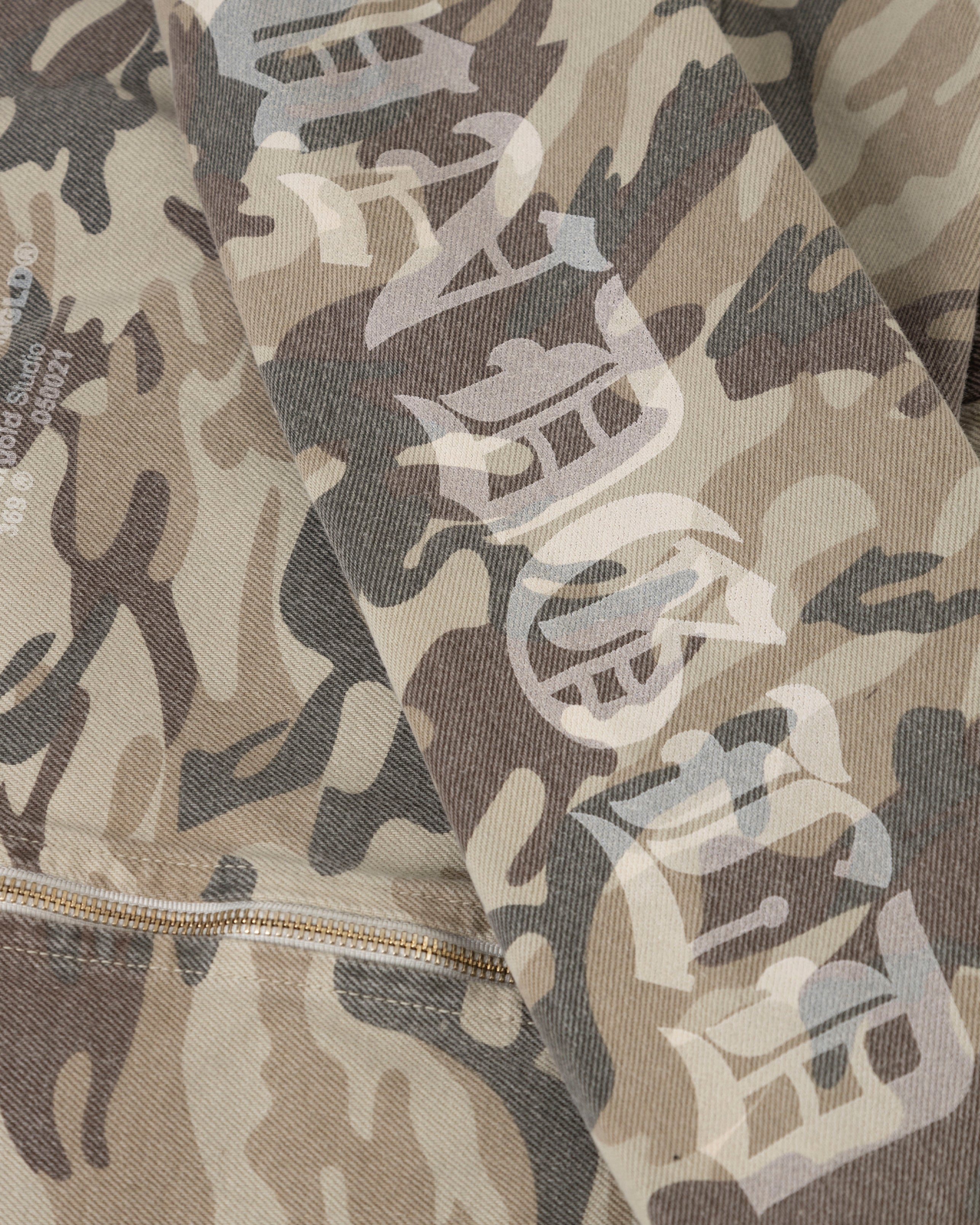 (W) Gratia Plena Three Cropped Zip Up Jacket Cammo