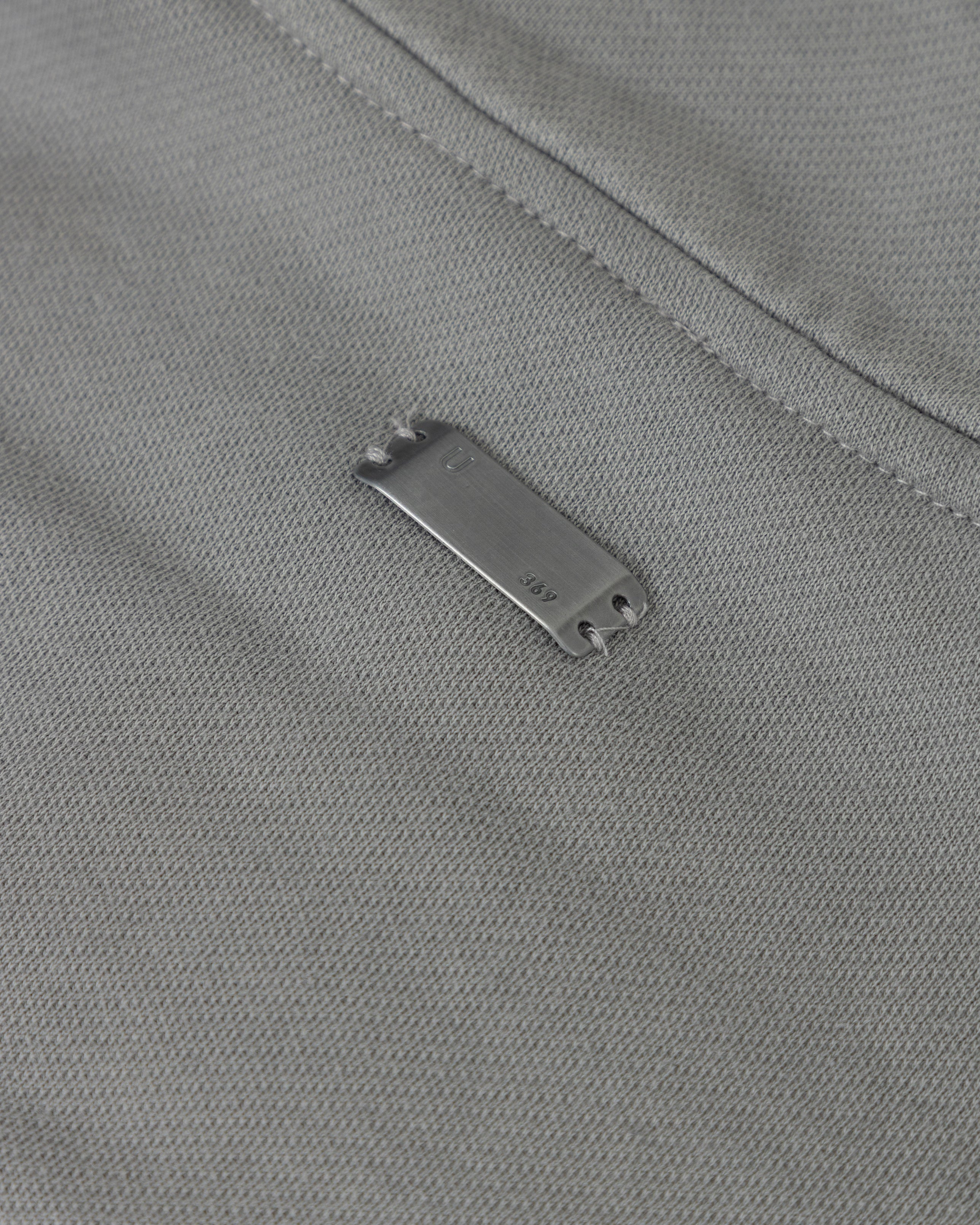 W Holy State UNDRGLD Turtle Neck Boxy Fit Hoodie Faded Gray