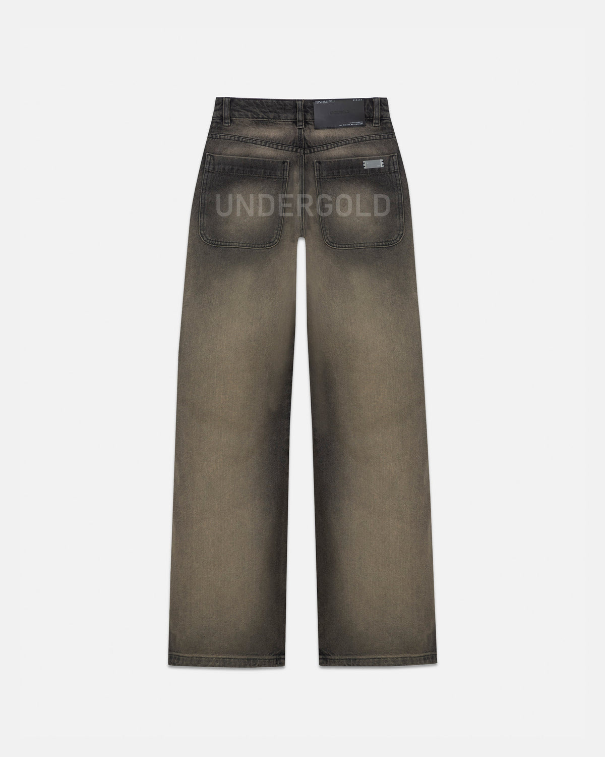 W Line Basic Wide Jeans Dirty Black