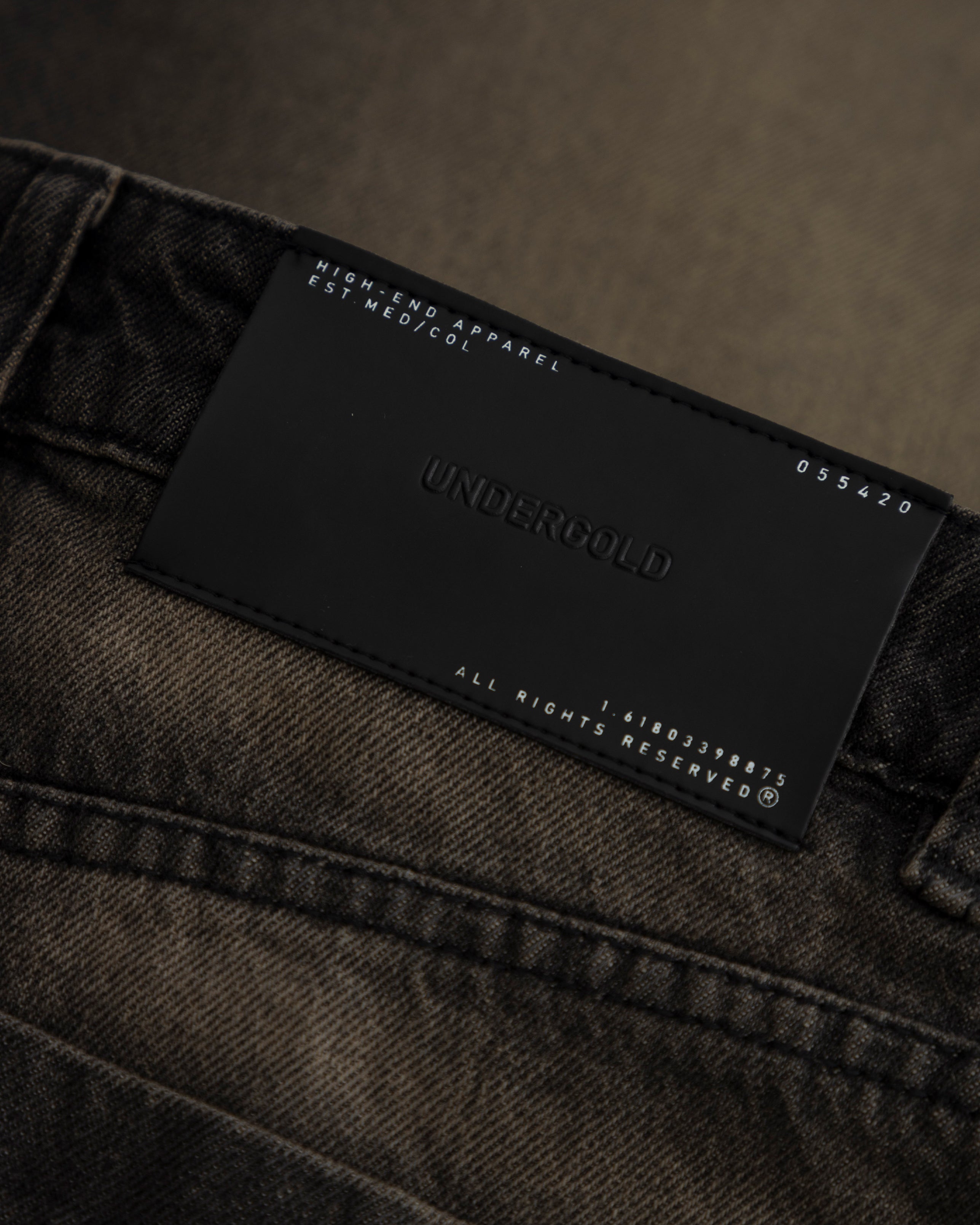 W Line Basic Wide Jeans Dirty Black