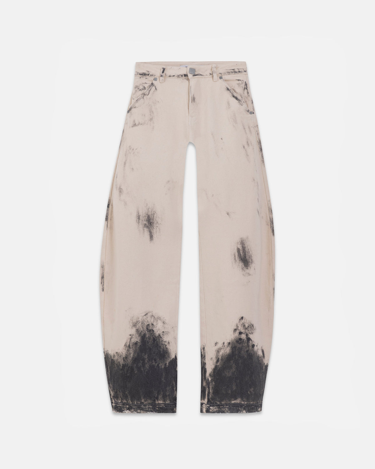 W Revelation Basic Barrel Jean Mud Bone