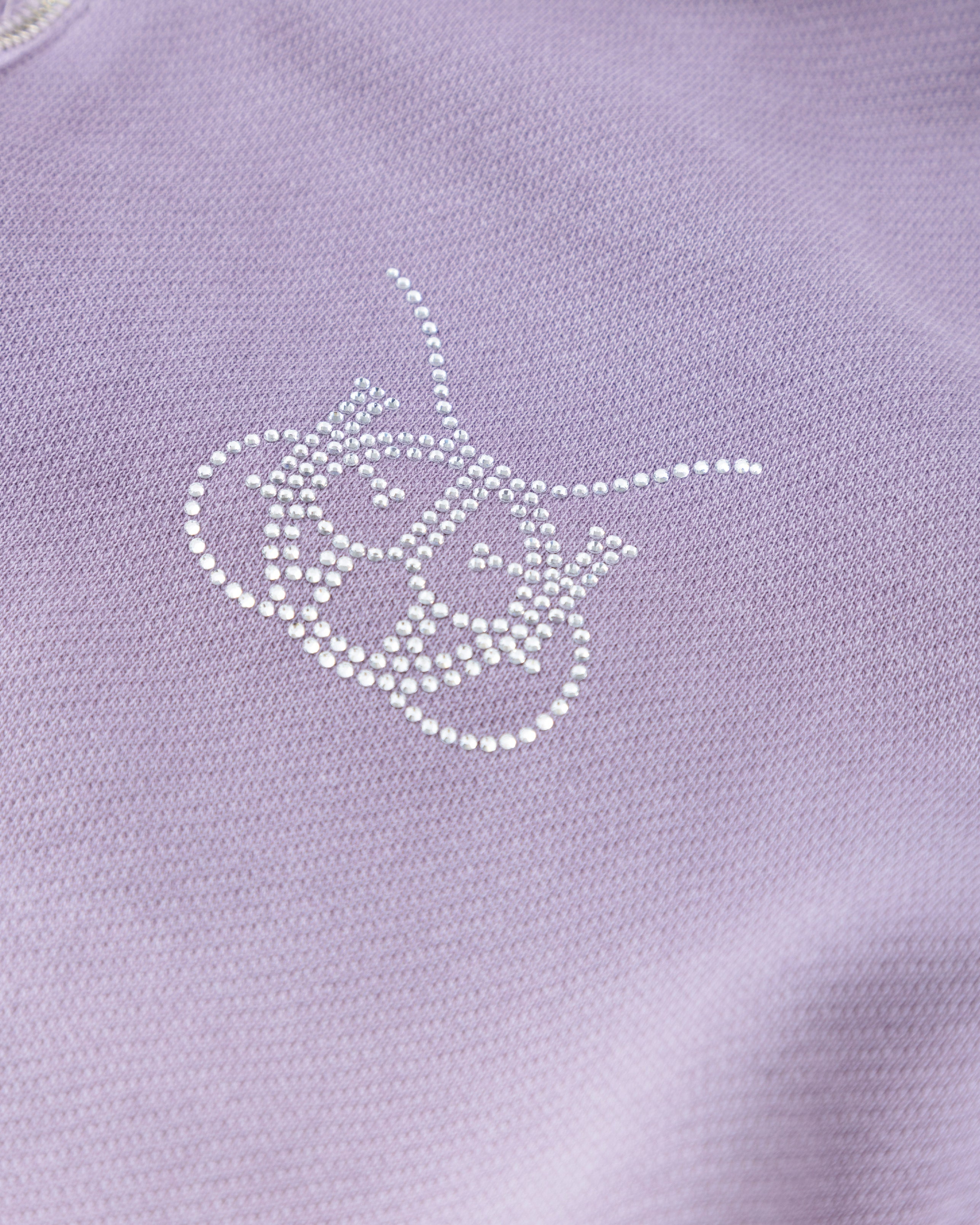 W Santa Union "Unión" Zip Up Turtleneck Purple