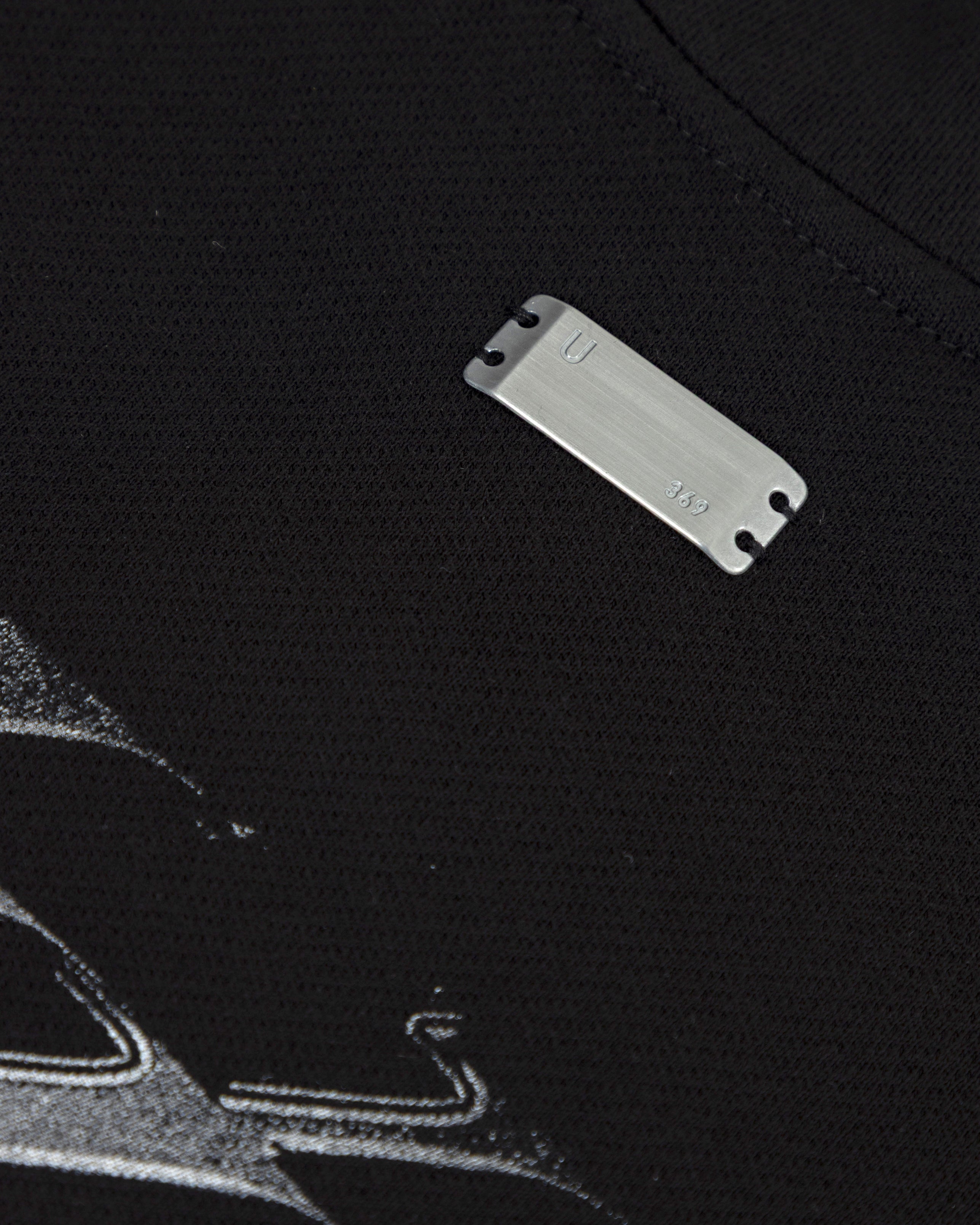 W Spring Unity Zip Up Slim Fit Crewneck Black