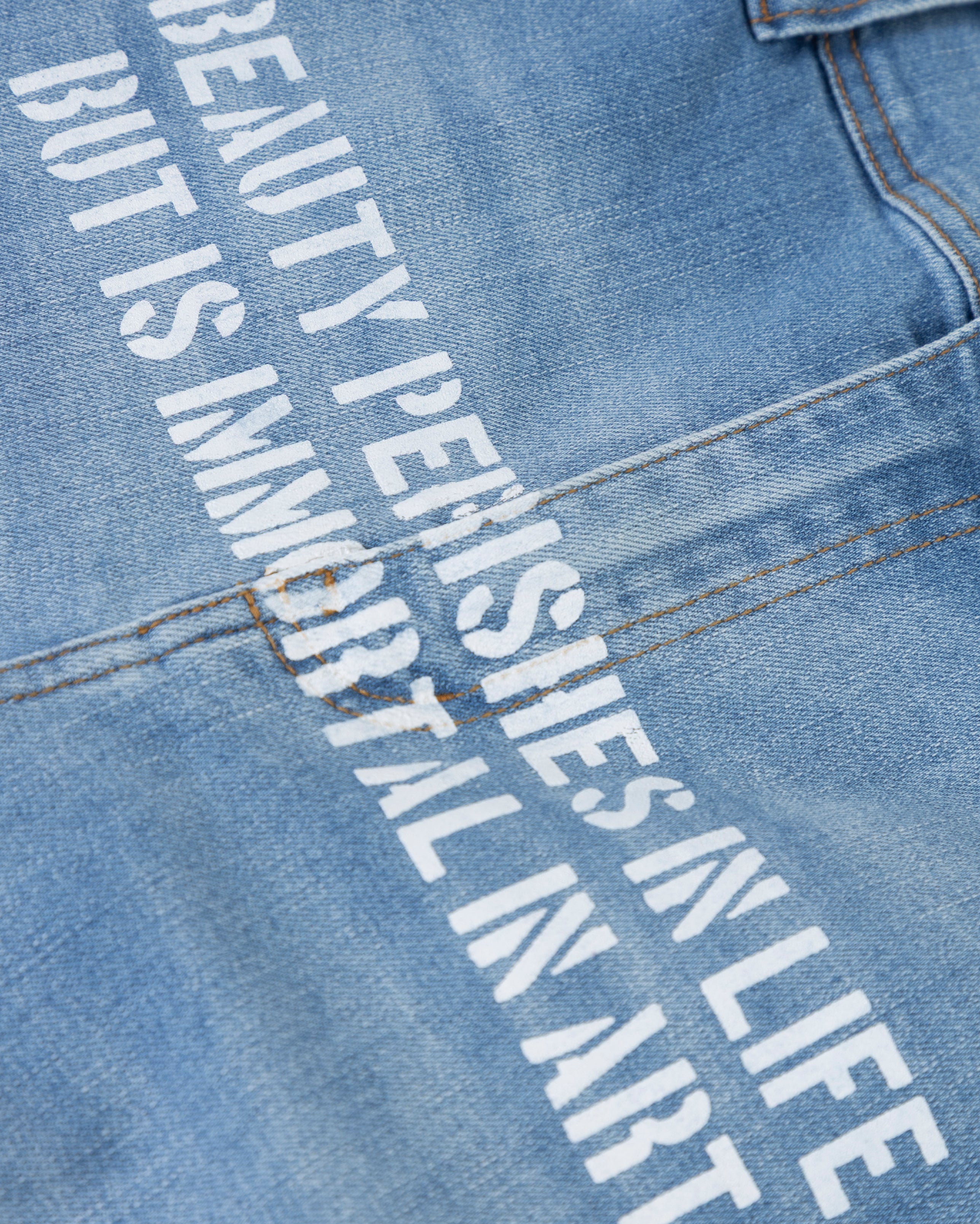 W The Path Beauty Flare Jean Blue