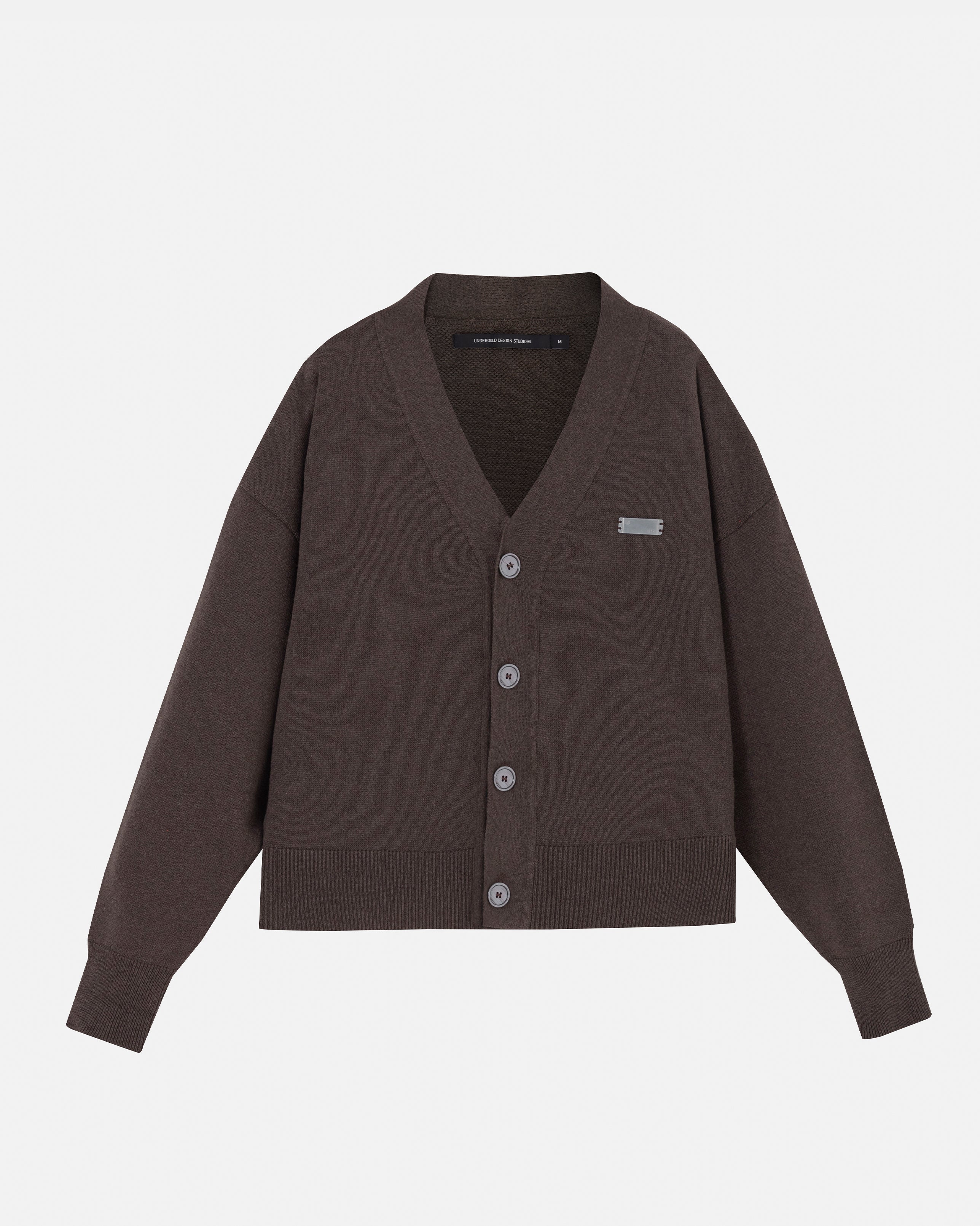 Basics UNDRGLD Knitted Cardigan Brown