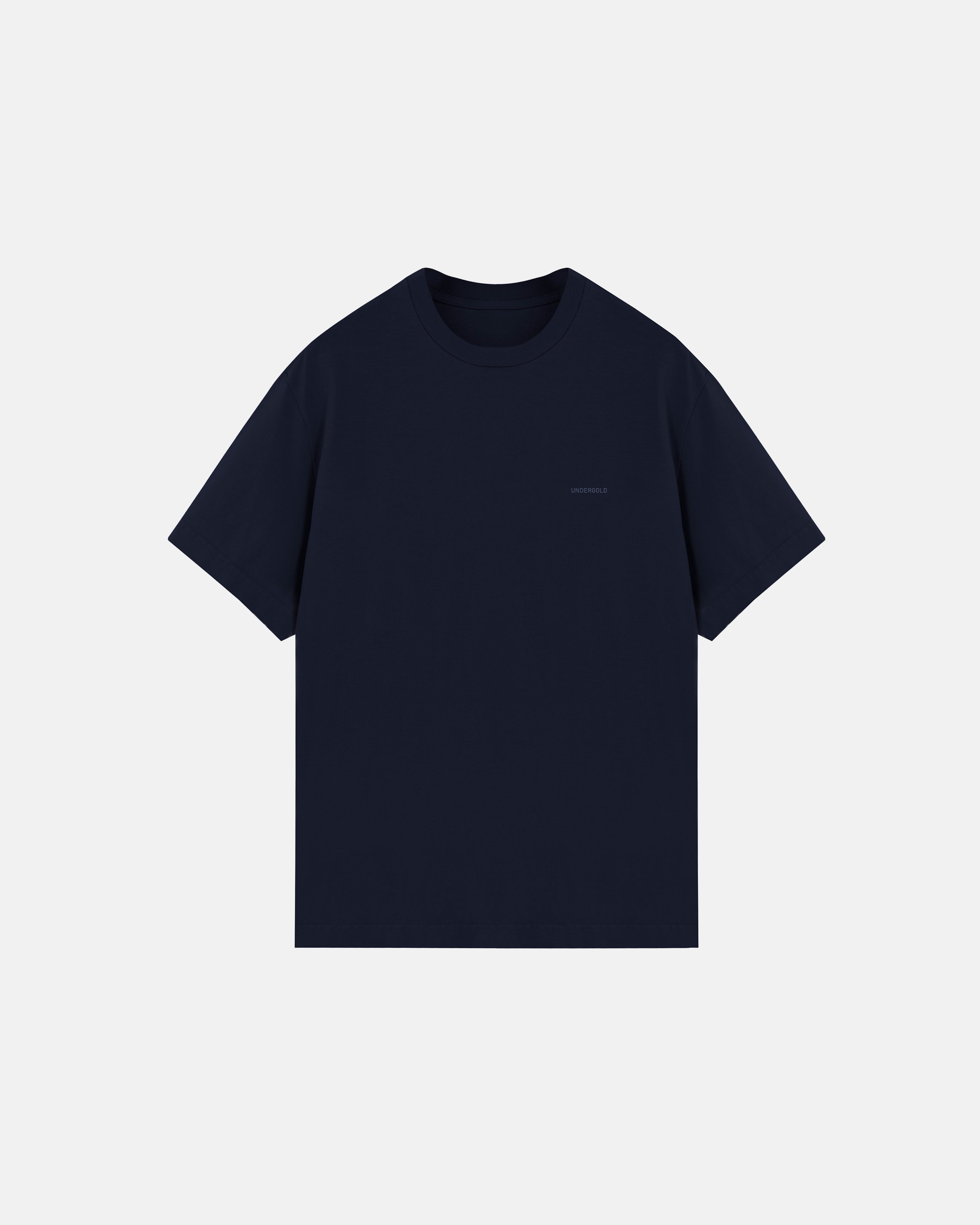 Basics Tiny Logo Regular Fit Tshirt Navy Blue