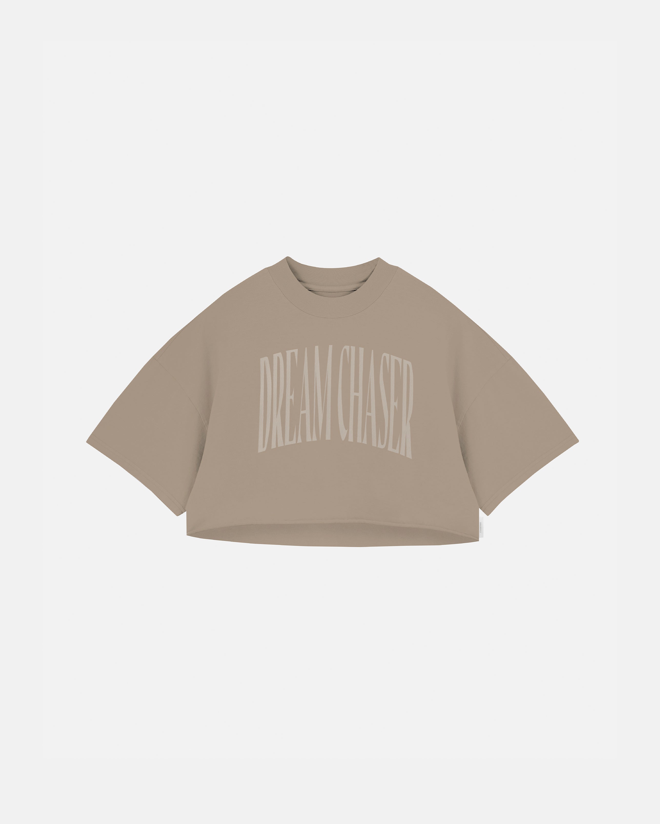 Echoes Dream Chaser Crop Top Light Brown