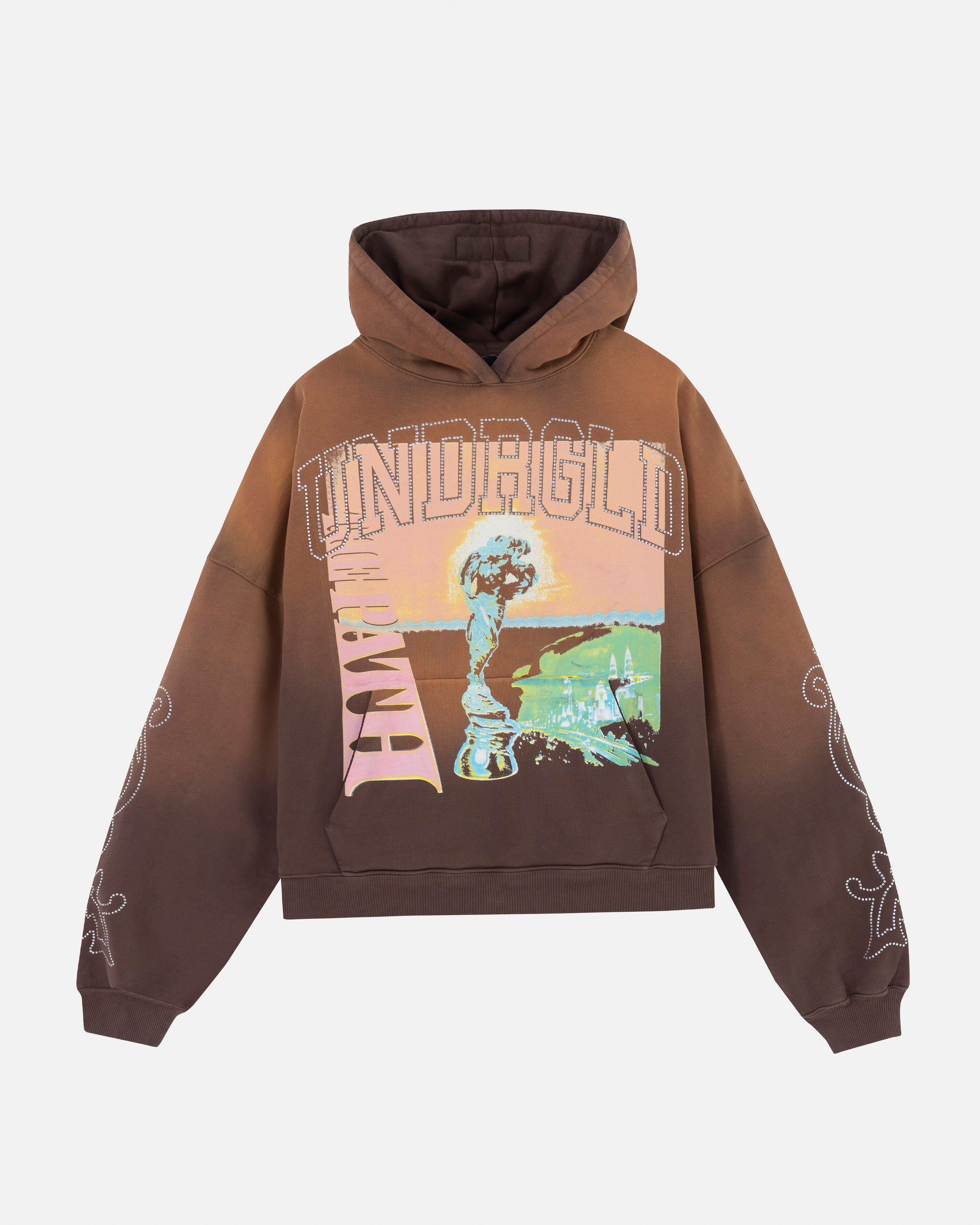 The Path Dawn Hoodie Brown Desert