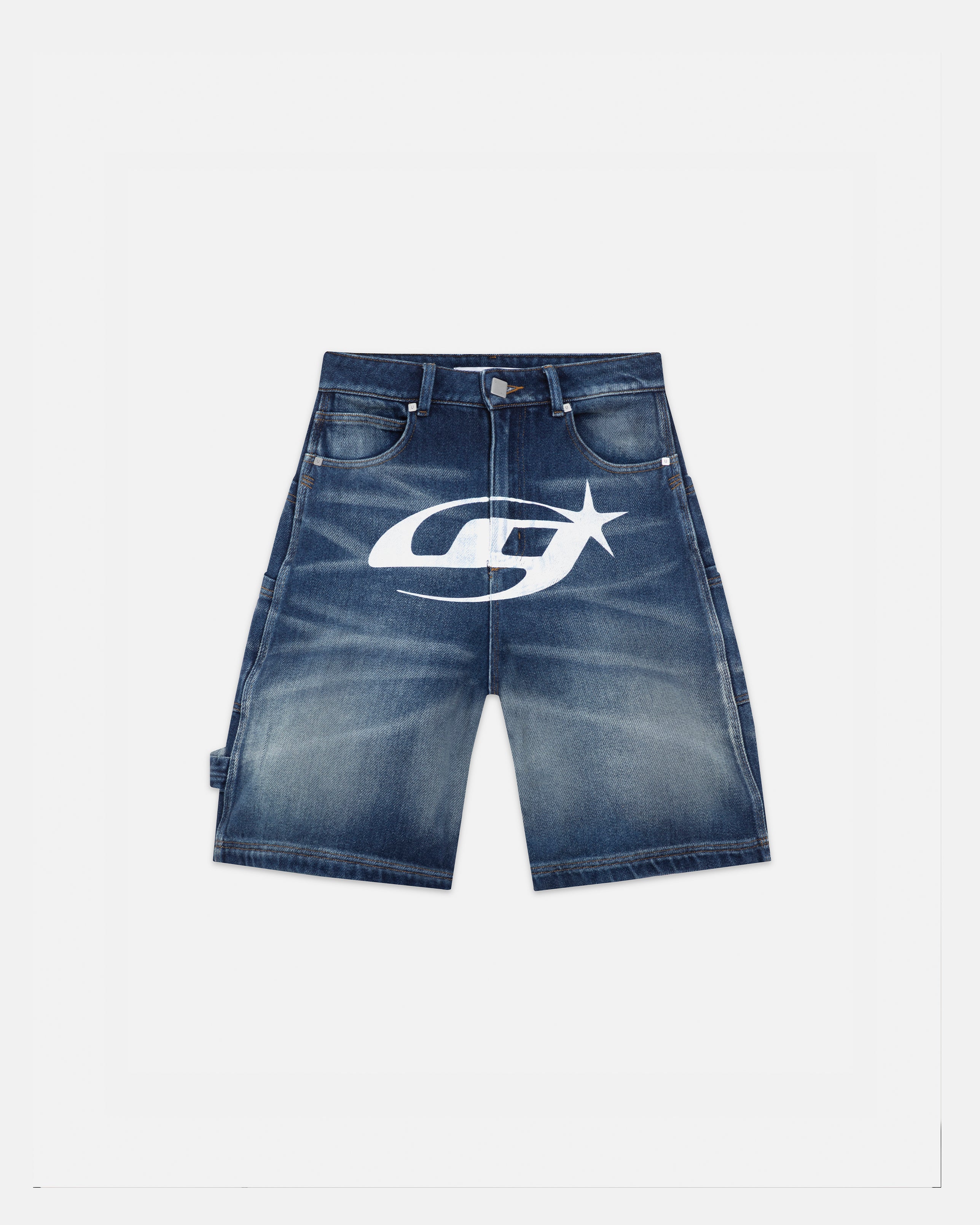 W Act 1 UG Star Denim Jorts Medium Blue