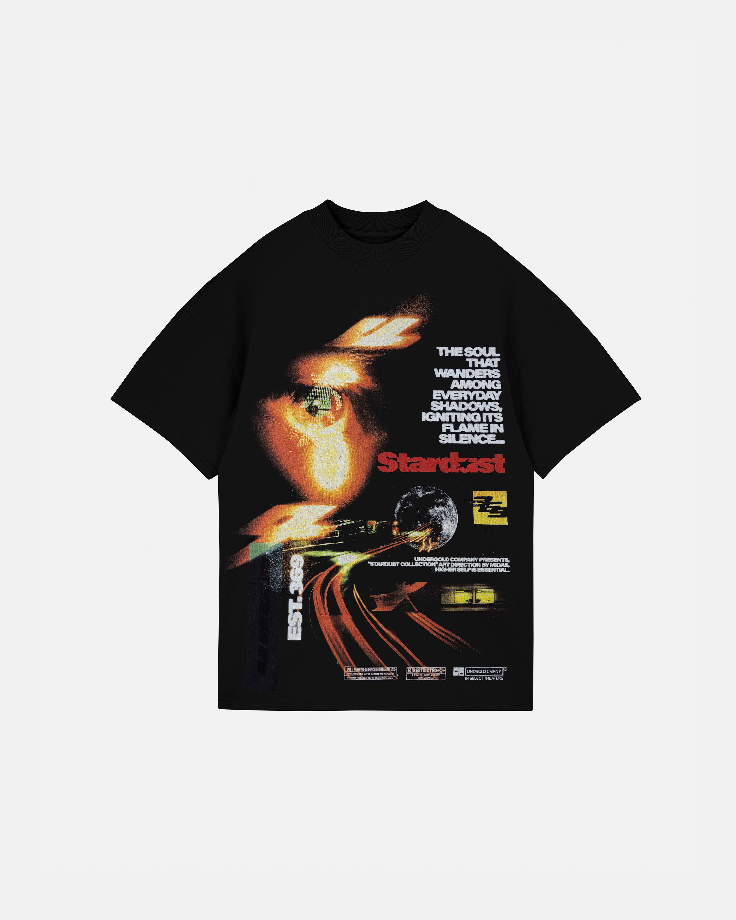 Stardust Night Drive Tshirt Black