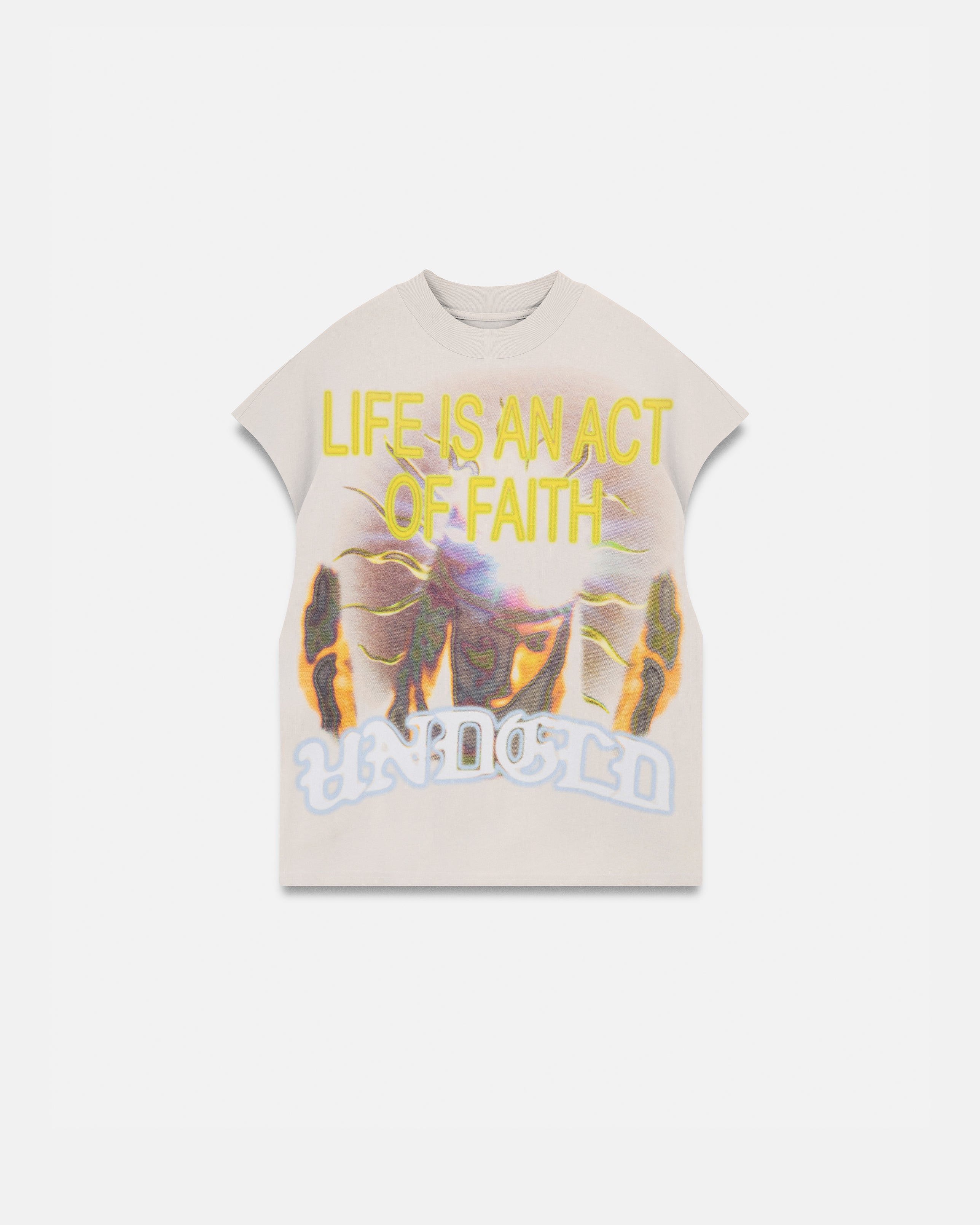 Act 1 Essence Sleeveless Tshirt Cream