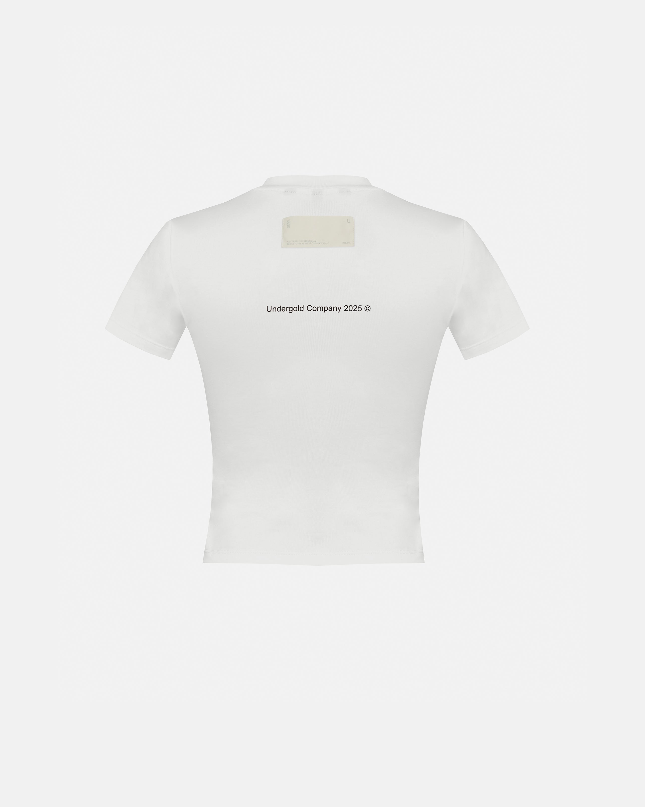 Echoes Beauty Long Baby Tee White
