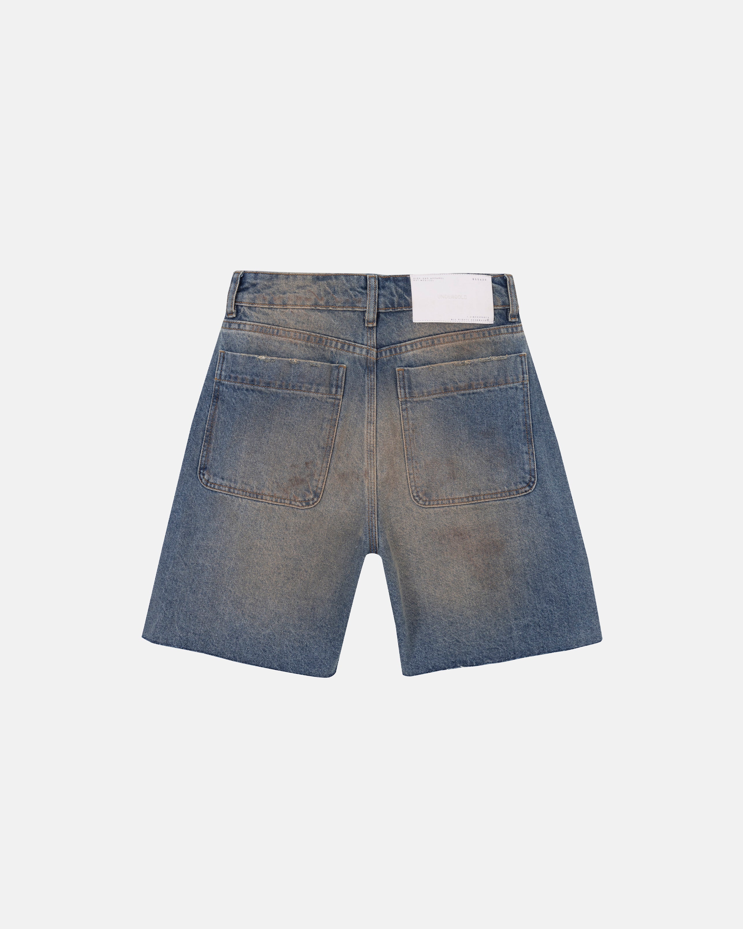 W Stardust Undgld Studio Denim Shorts Mechanic Blue